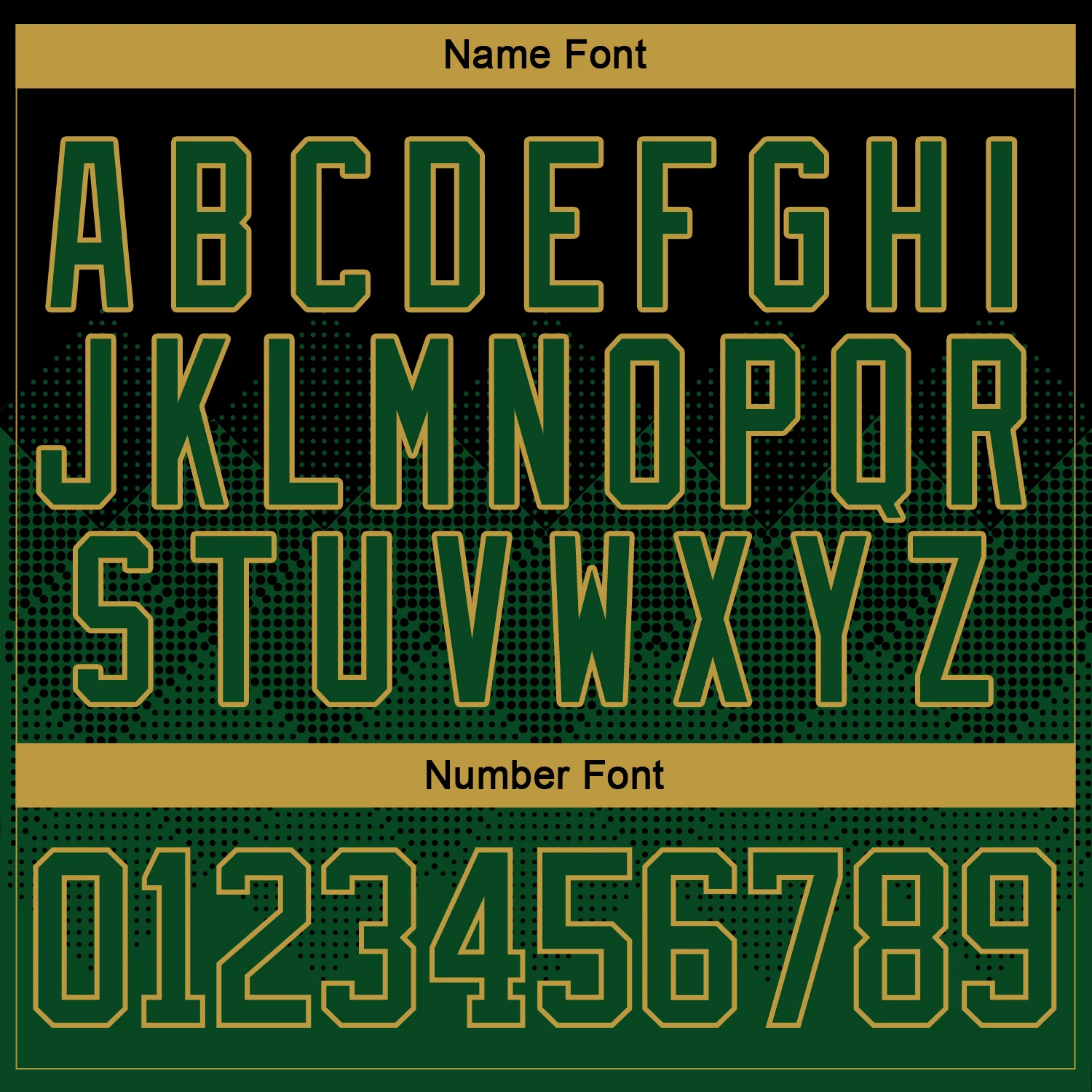 Custom Black Green-Old Gold 3D Pattern Gradient Square Shapes Hockey Lace Neck Jersey - Image 5