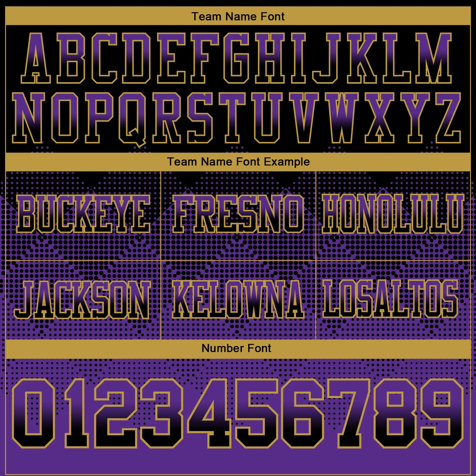 Custom Black Purple-Old Gold Authentic Gradient Square Shape Flag Football Jersey - Image 3