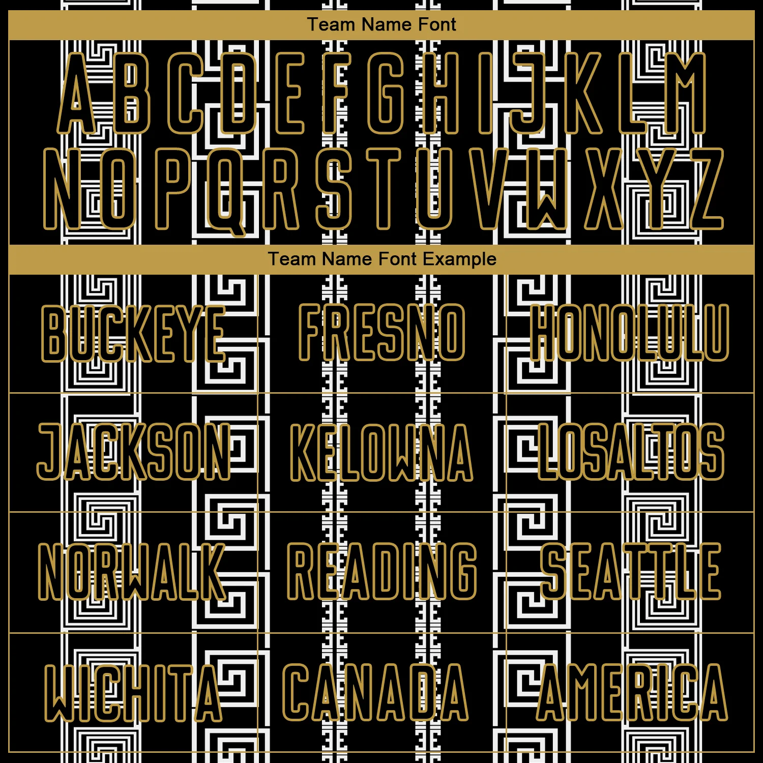 Custom Black Old Gold-White Geometric Shape Sublimation Soccer Uniform Jersey - Image 5