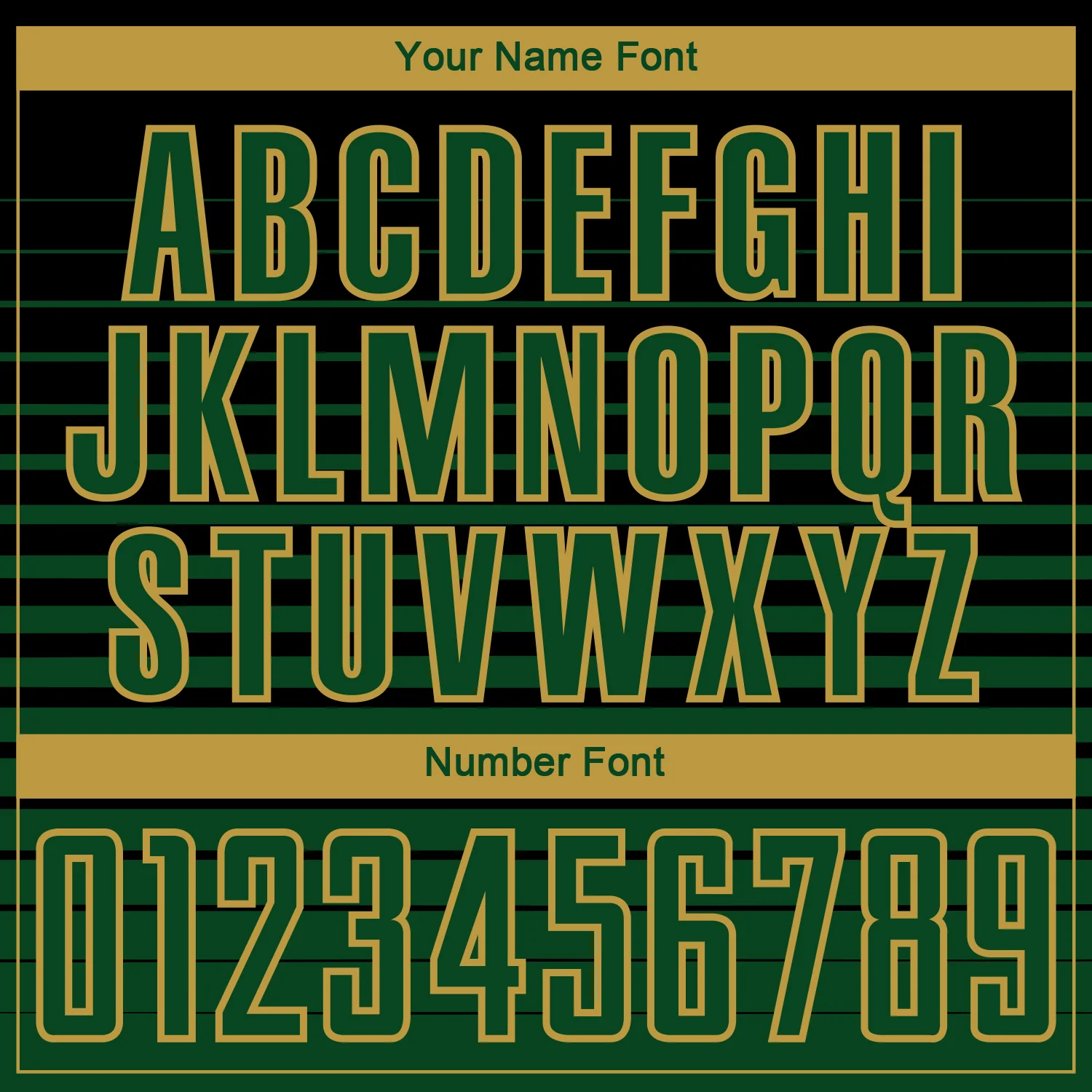 Custom Black Green-Old Gold Gradient Pinstripe Sublimation Soccer Uniform Jersey - Image 6