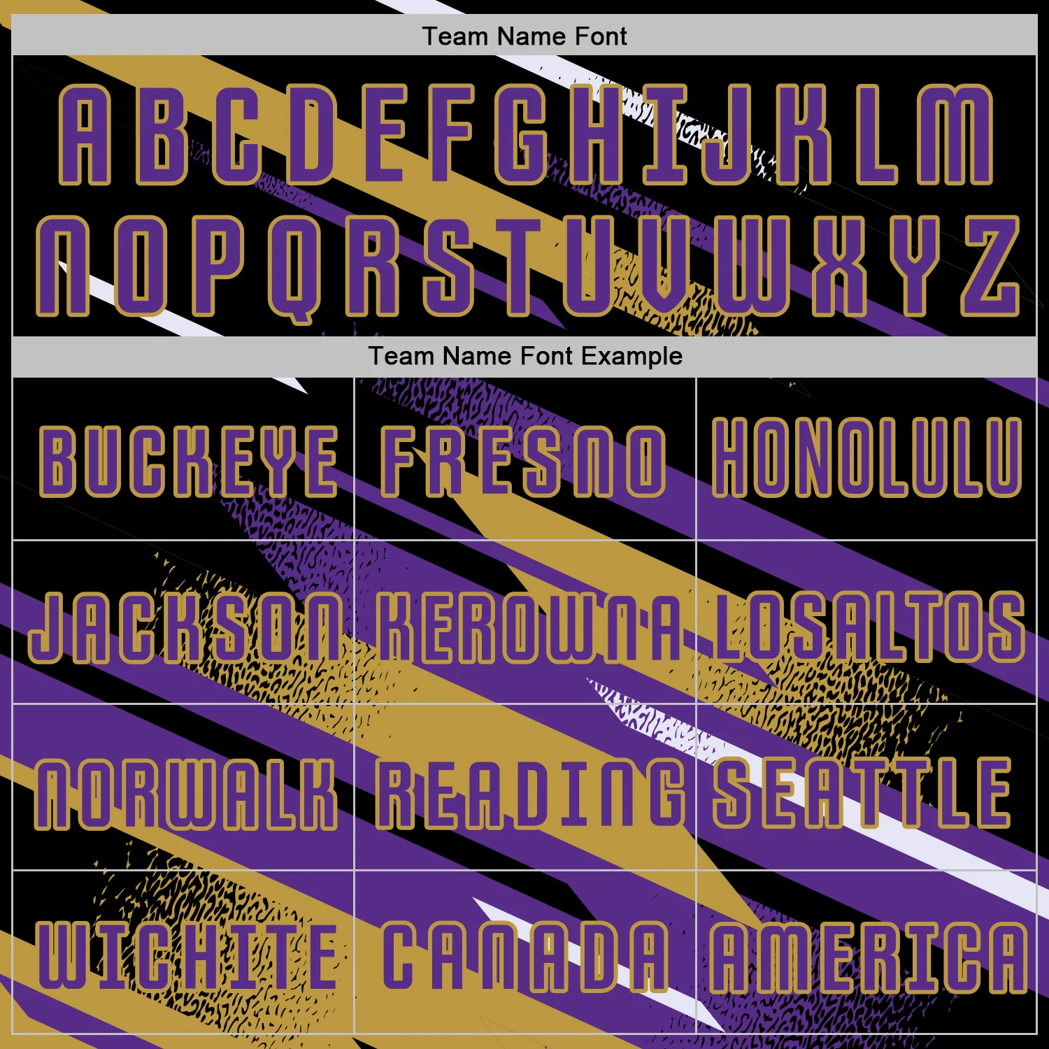 Custom Black Purple Old Gold-White Grunge Stripe And Grainy Sports Sublimation Soccer Uniform Jersey - Image 5