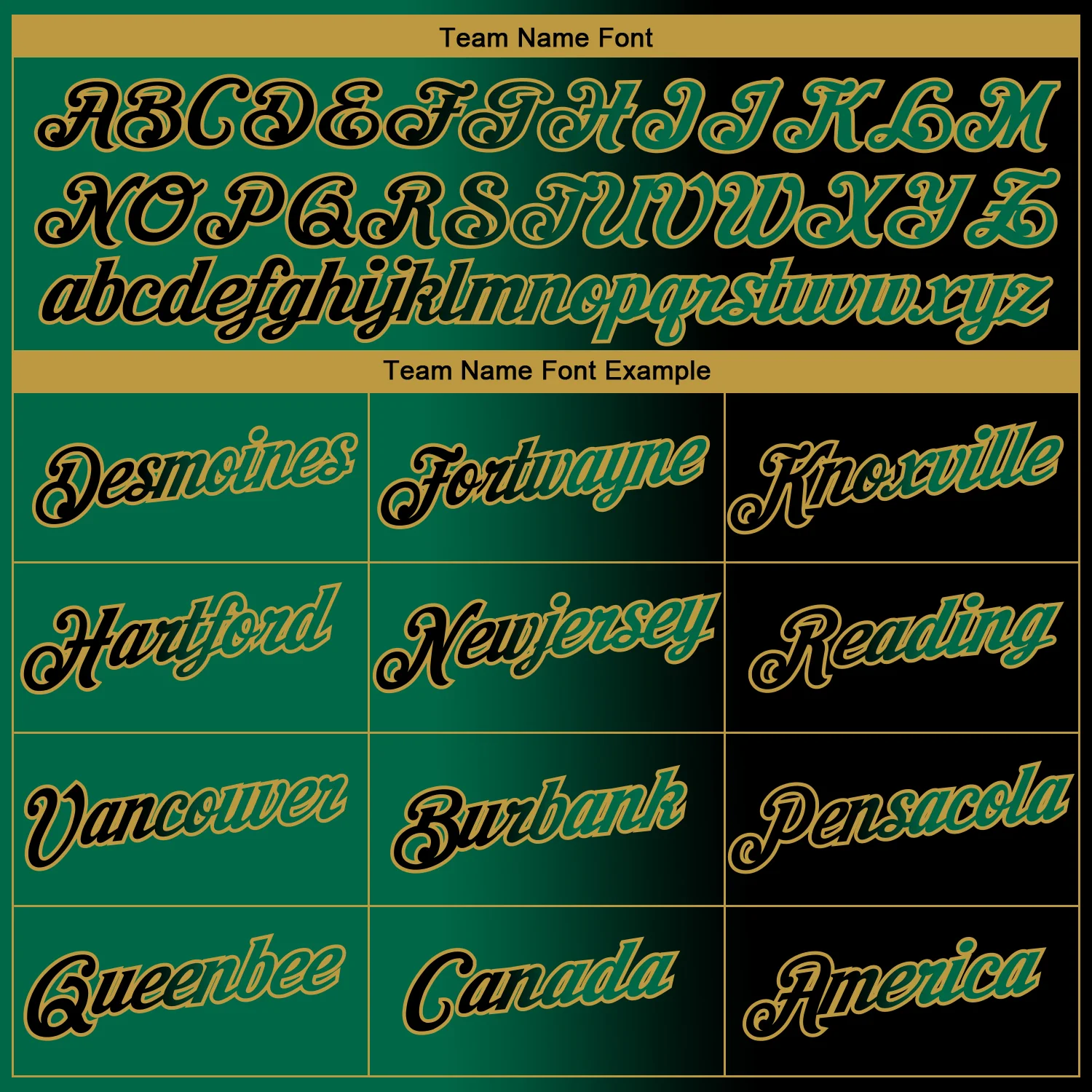 Custom Black Kelly Green-Old Gold Gradient Fashion Performance T-Shirt - Image 3