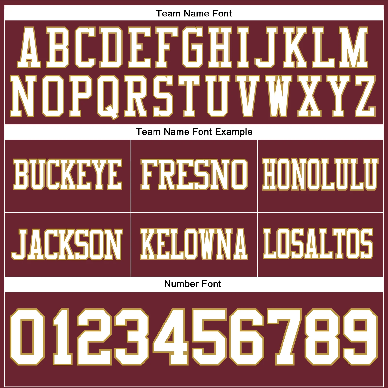 Custom Burgundy White-Old Gold Authentic Football Jersey - Image 4