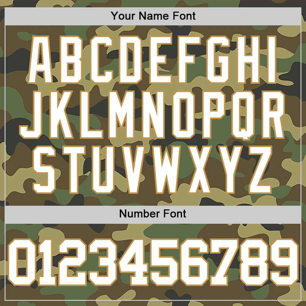 Custom Camo White-Old Gold Authentic Salute To Service Basketball Jersey - Image 4