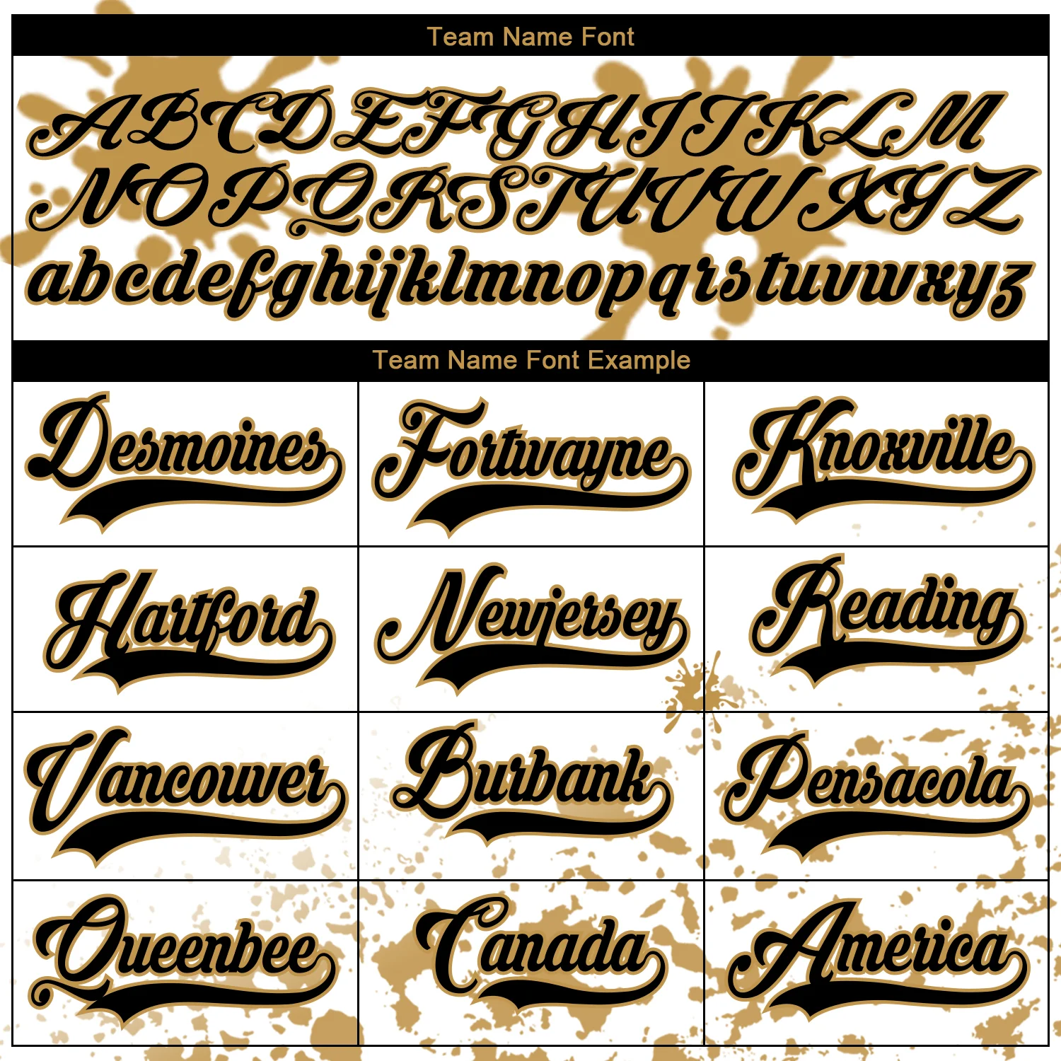 Custom Camo Black Old Gold-White Splash Hockey Lace Neck Jersey - Image 4