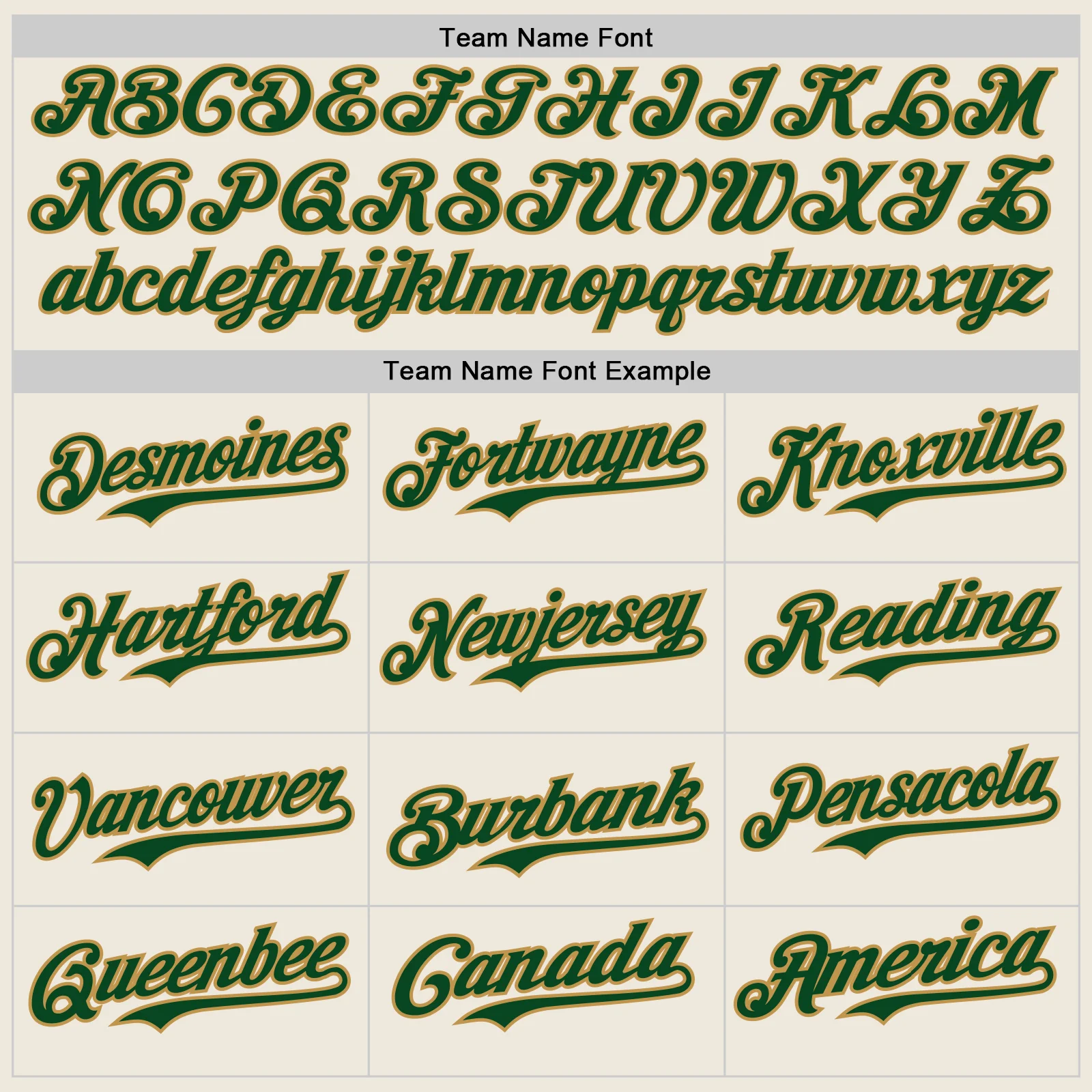 Custom Cream Green-Old Gold Authentic Baseball Jersey - Image 4