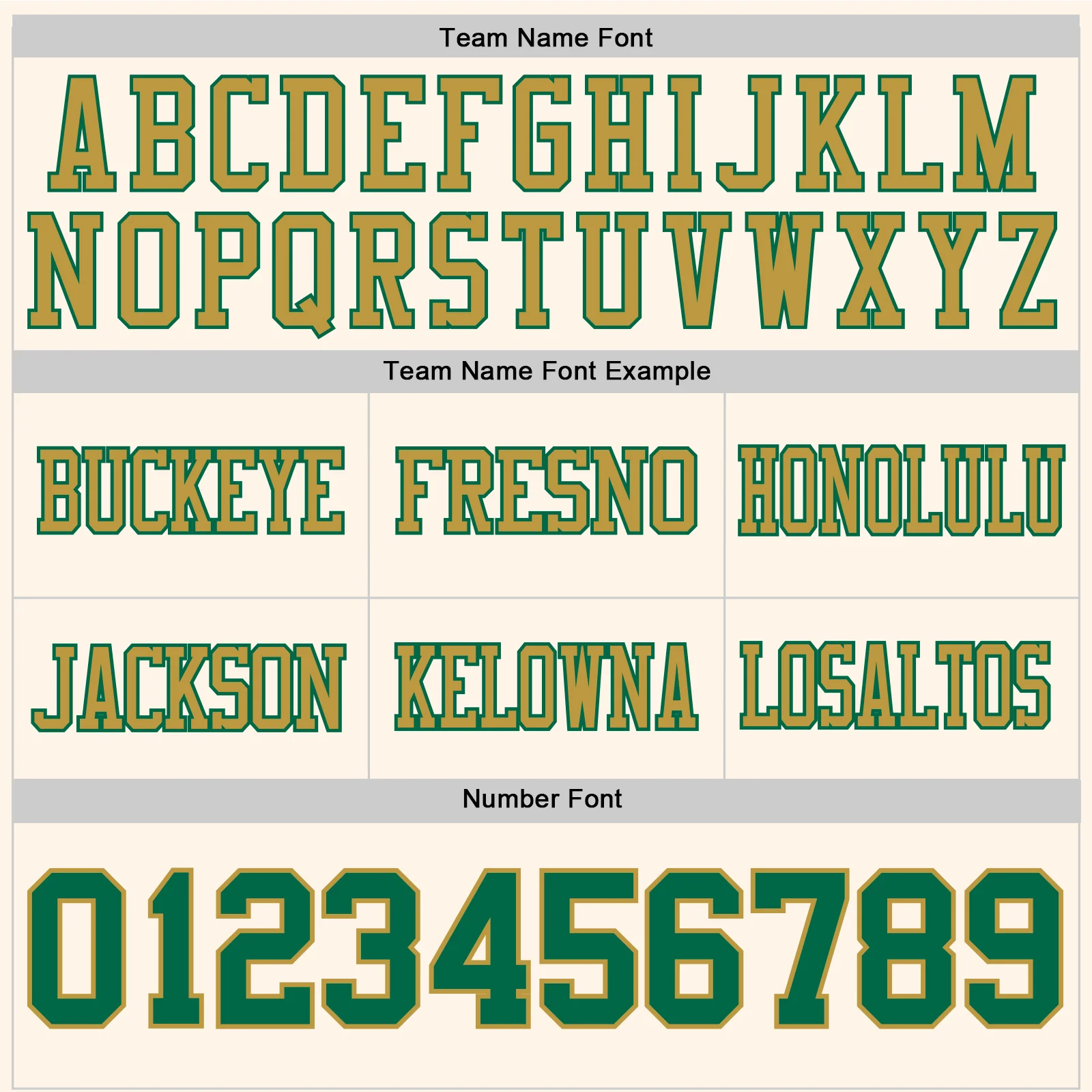 Custom Cream Kelly Green-Old Gold Authentic Football Jersey - Image 4
