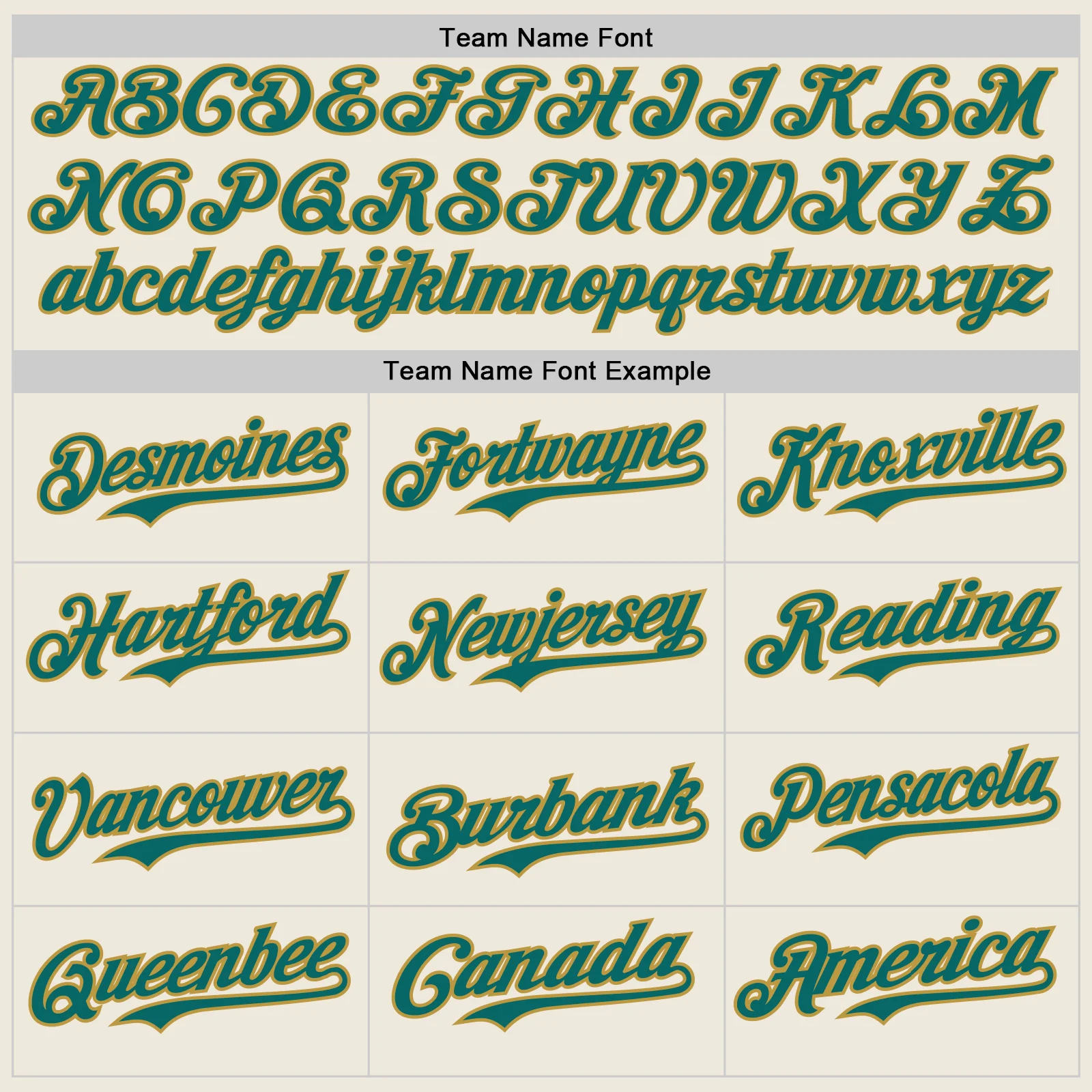 Custom Cream Teal Pinstripe Old Gold Authentic Two Tone Baseball Jersey - Image 4