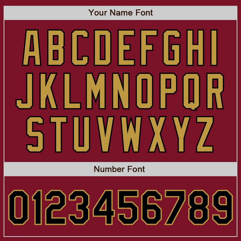 Custom Crimson Black-Old Gold Authentic Two Tone Baseball Jersey - Image 5