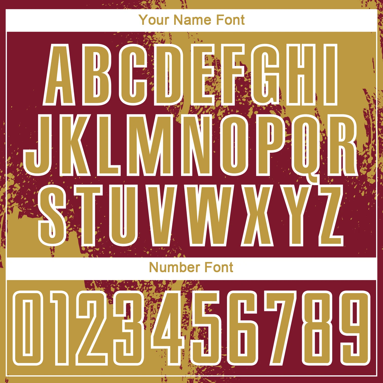 Custom Crimson White-Old Gold Abstract Brush Stroke Sports Sublimation Soccer Uniform Jersey - Image 6
