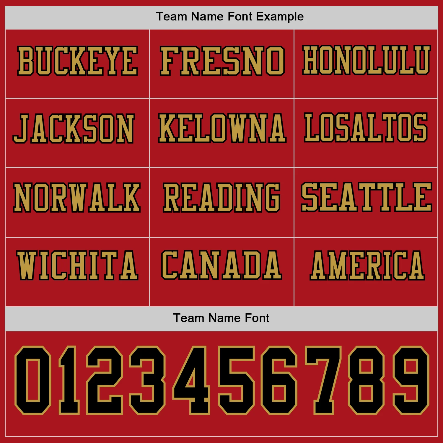 Custom Red Black-Old Gold Long Sleeve Authentic Football Jersey - Image 3