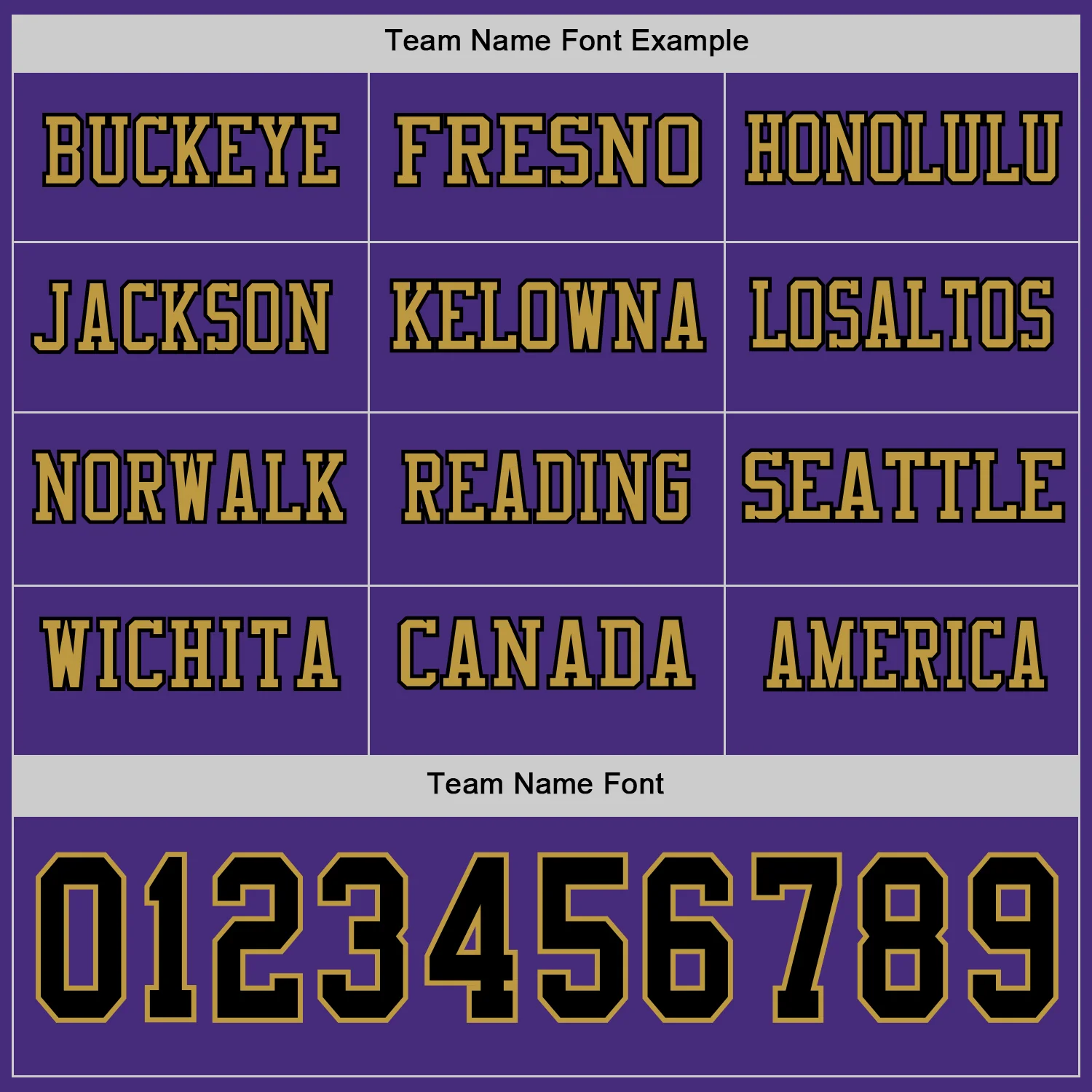 Custom Purple Black-Old Gold Long Sleeve Authentic Football Jersey - Image 3