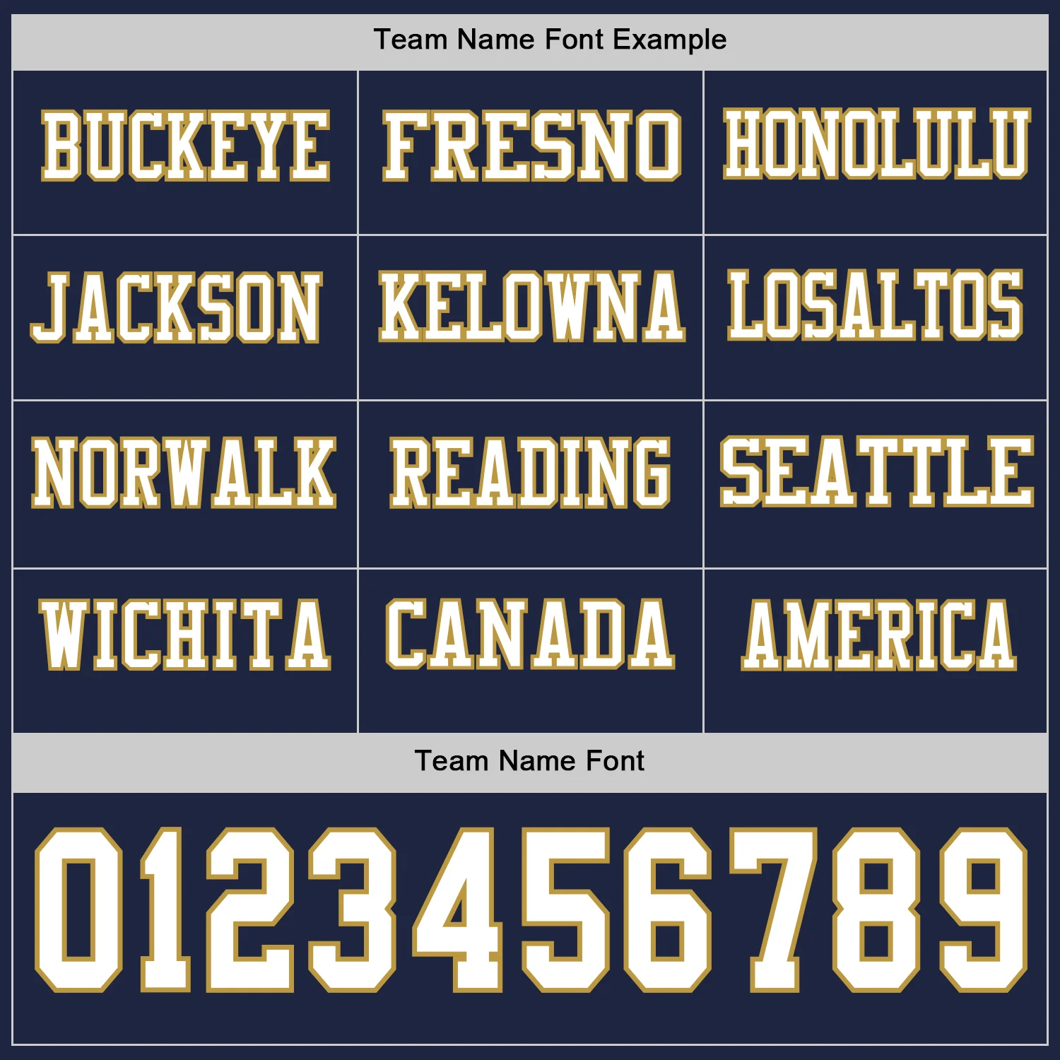 Custom Navy White-Old Gold Long Sleeve Authentic Football Jersey - Image 3