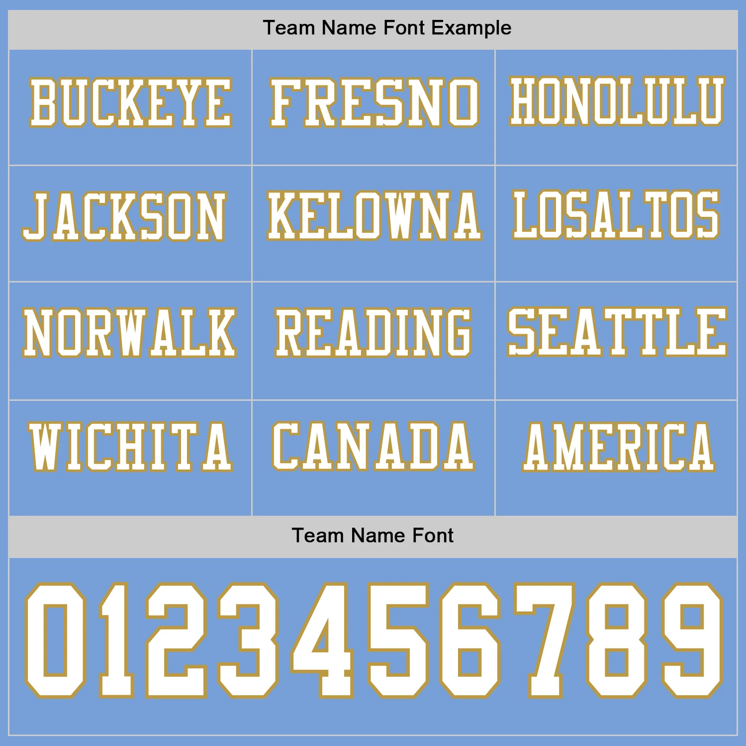 Custom Light Blue White-Old Gold Long Sleeve Authentic Football Jersey - Image 3