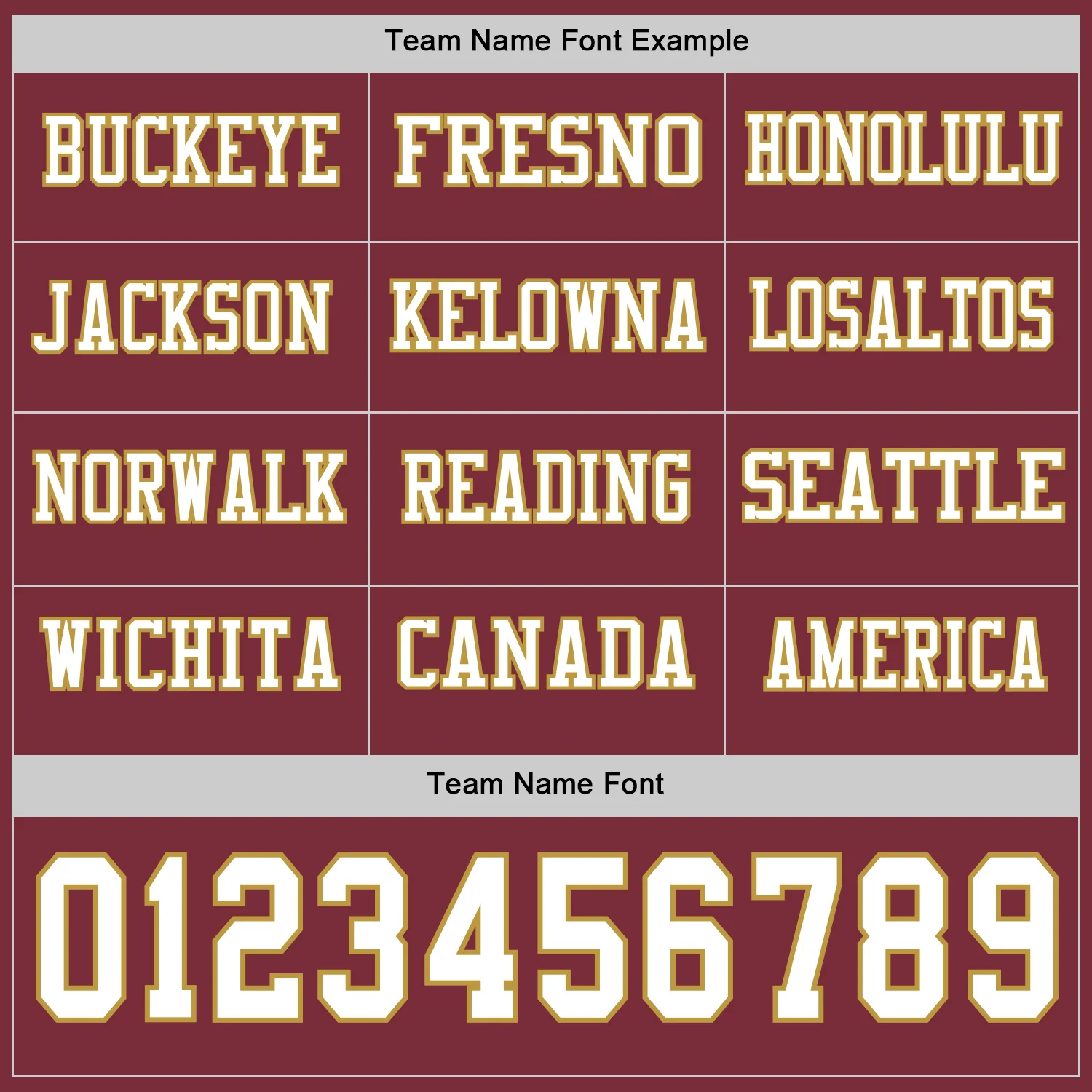 Custom Burgundy White-Old Gold Long Sleeve Authentic Football Jersey - Image 3