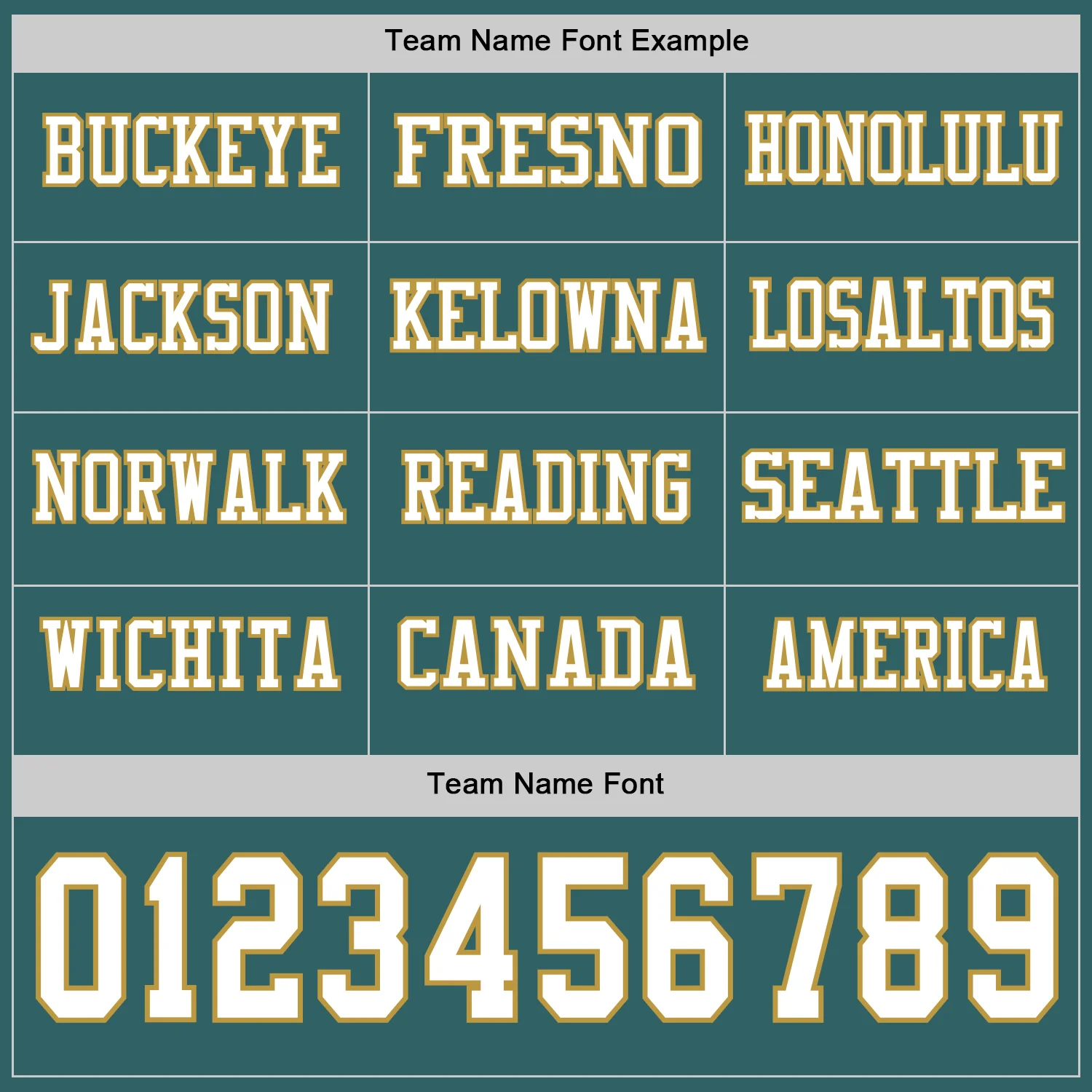 Custom Midnight Green White-Old Gold Long Sleeve Authentic Football Jersey - Image 3