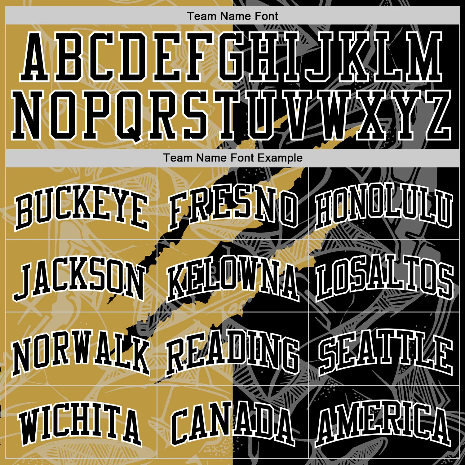 Custom Graffiti Pattern Black Old Gold-White Scratch Round Neck Sublimation Basketball Suit Jersey - Image 4