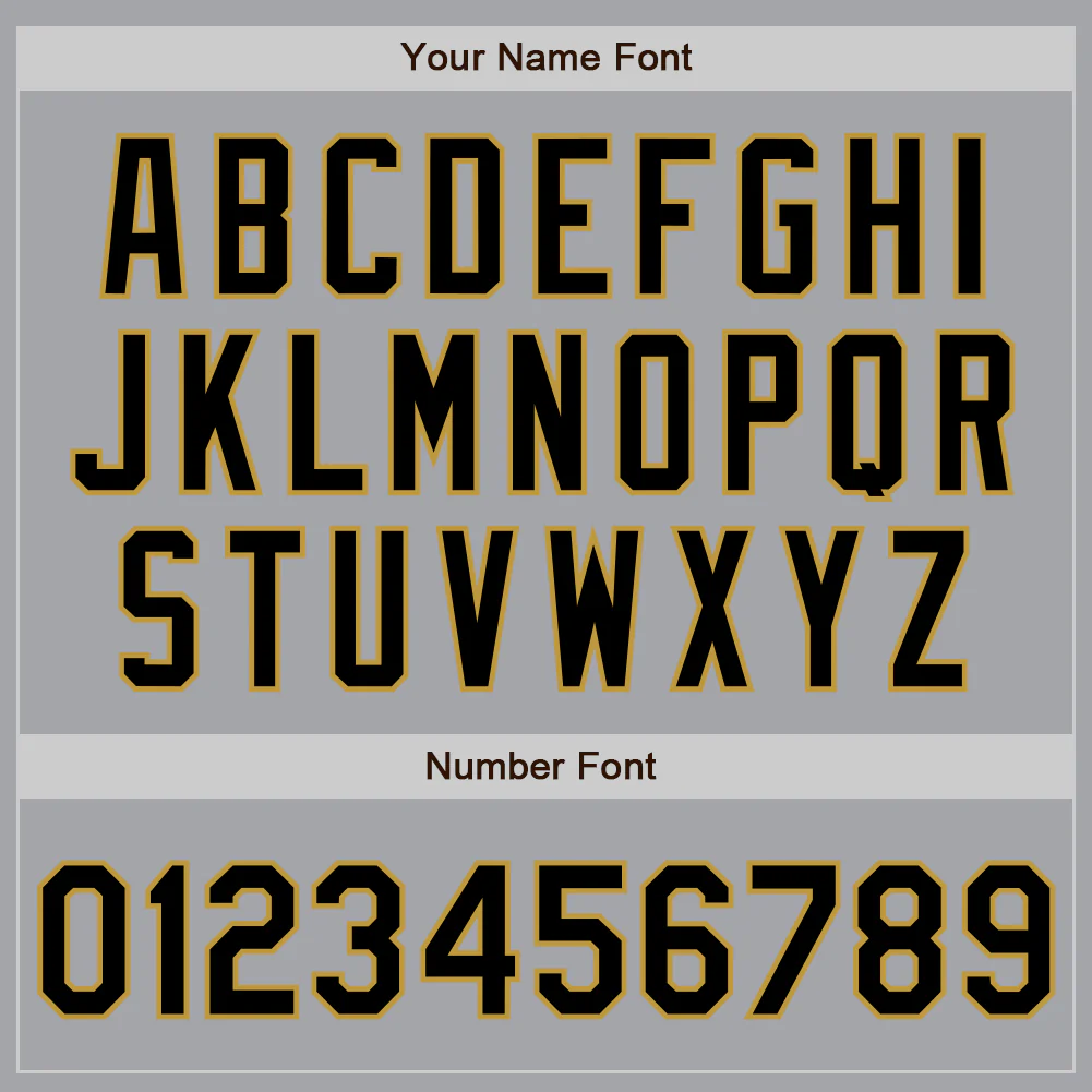 Custom Gray Black-Old Gold Authentic Two Tone Baseball Jersey - Image 5