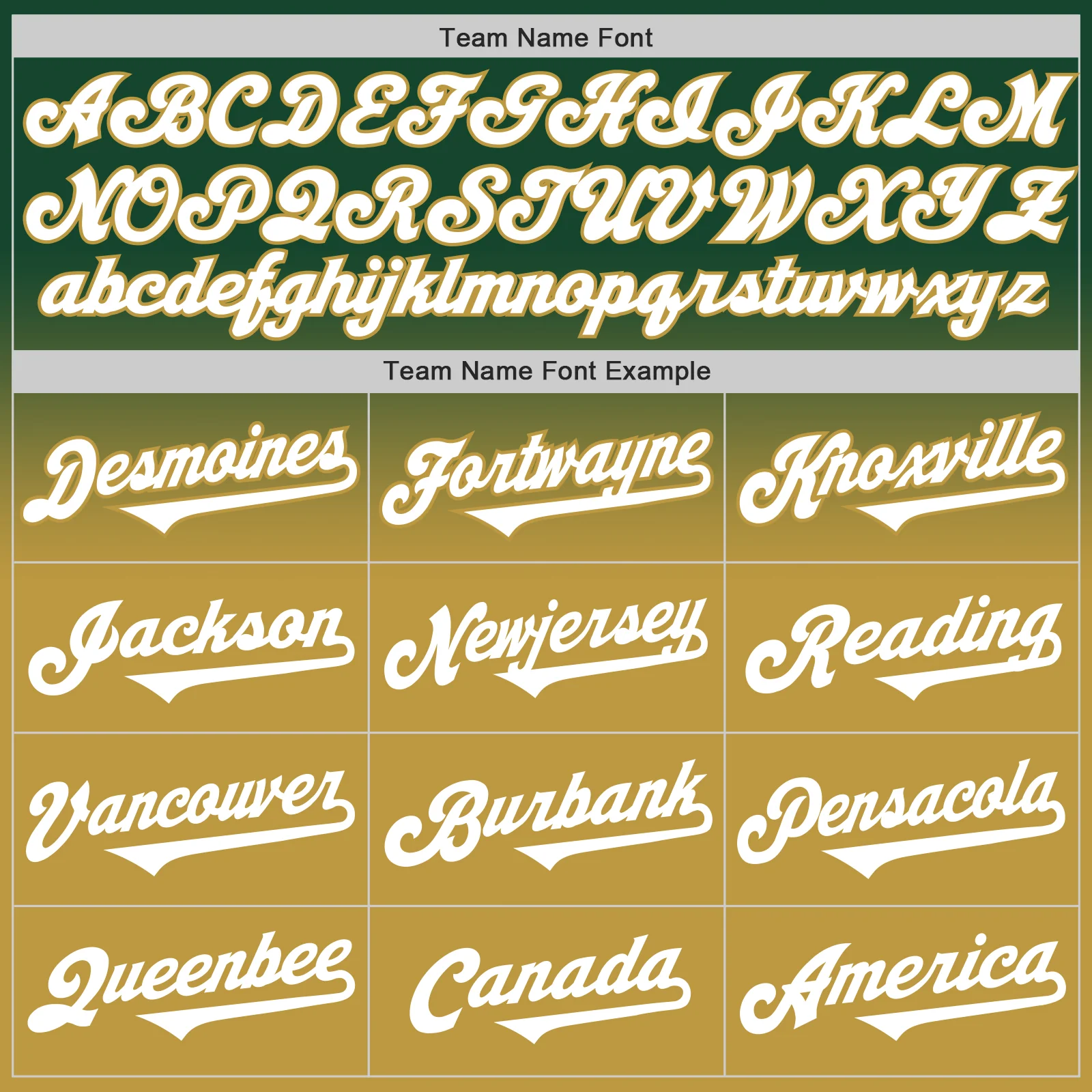 Custom Green White-Old Gold Authentic Fade Fashion Baseball Jersey - Image 4