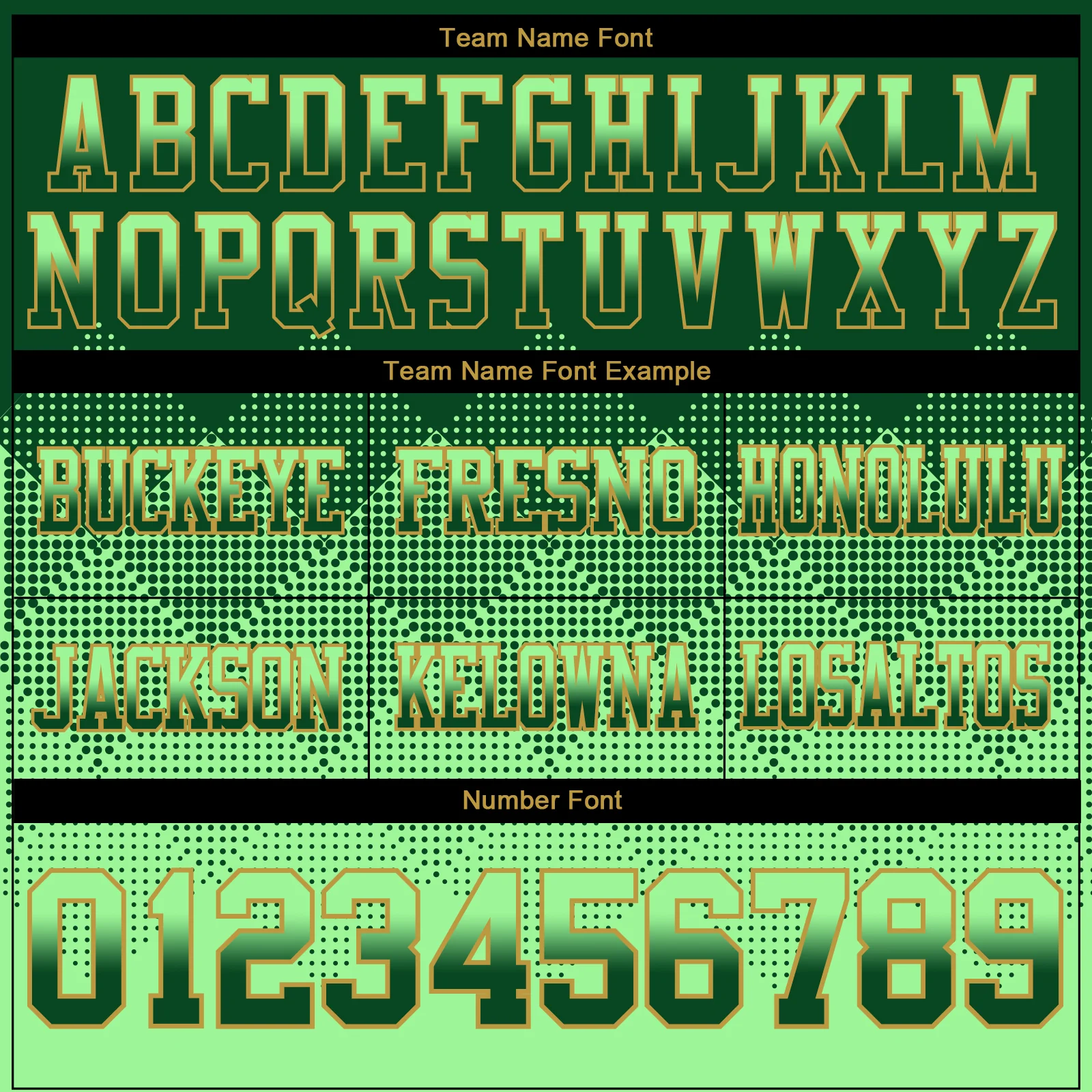 Custom Green Pea Green-Old Gold Authentic Gradient Square Shape Flag Football Jersey - Image 3