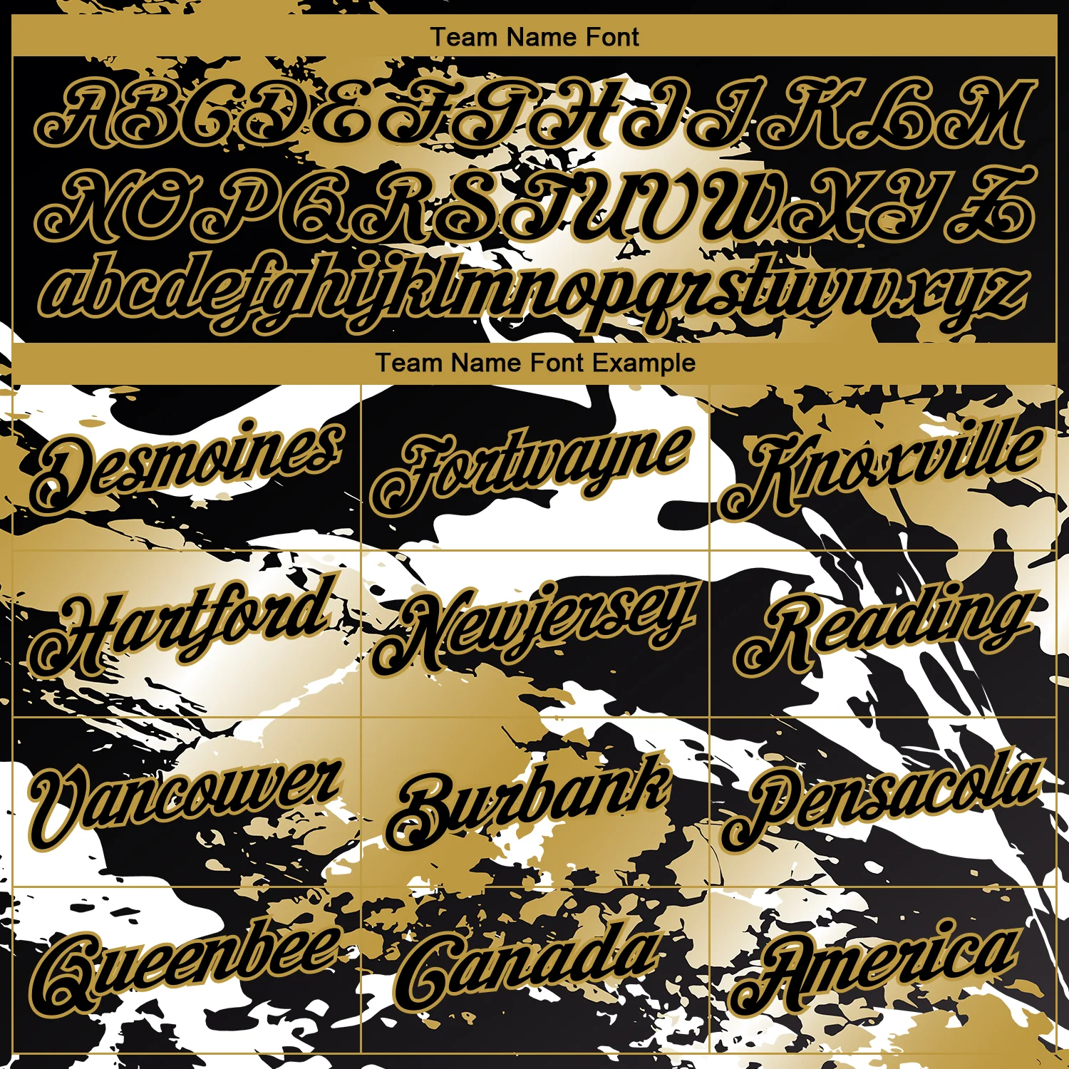 Custom Stitched Black Old Gold-White 3D Pattern Design Splash Sports Pullover Sweatshirt Hoodie - Image 3