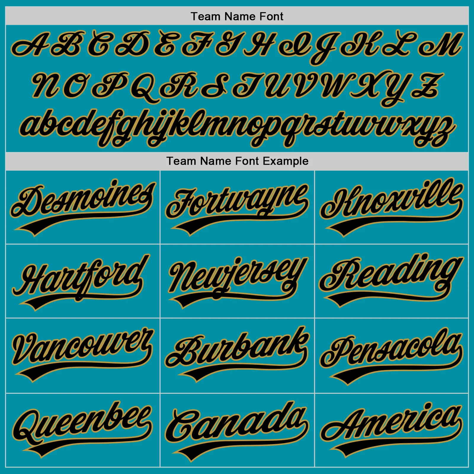 Custom Stitched Teal Black-Old Gold Baseball Pullover Sweatshirt Hoodie - Image 3