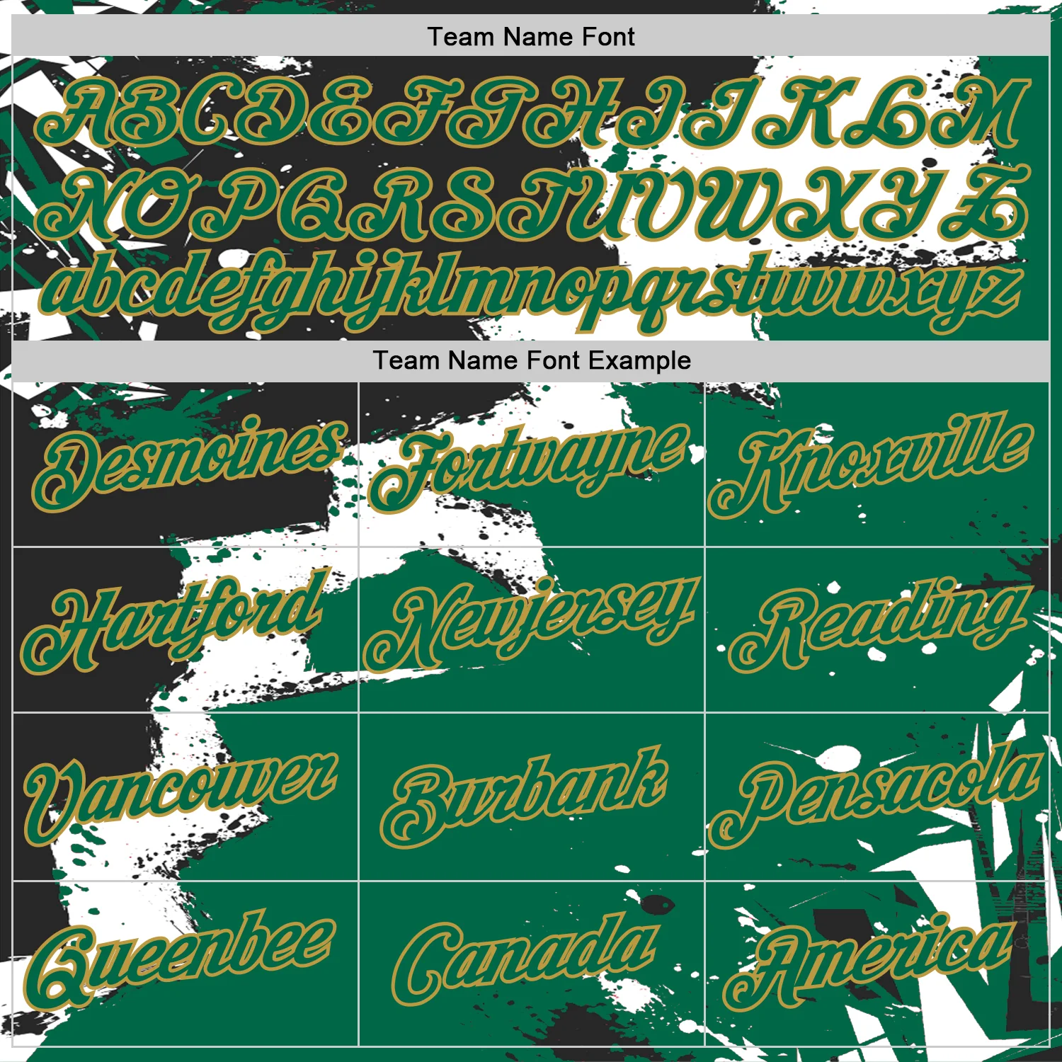Custom Stitched Black Kelly Green Old Gold-White 3D Pattern Design Splash Torn Paper Style Sports Pullover Sweatshirt Hoodie - Image 3