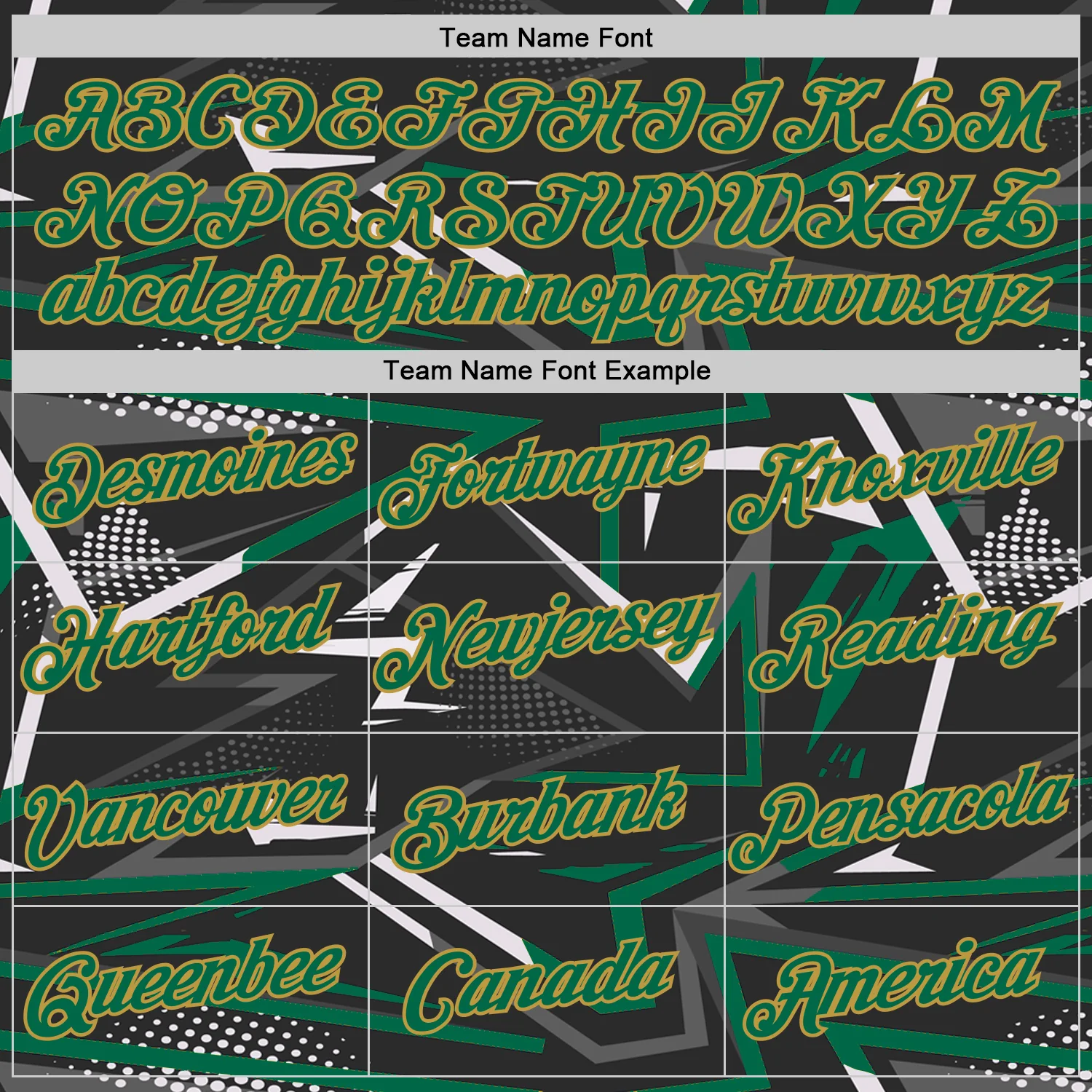 Custom Stitched Black Kelly Green Old Gold-White 3D Pattern Design Line Sports Pullover Sweatshirt Hoodie - Image 3