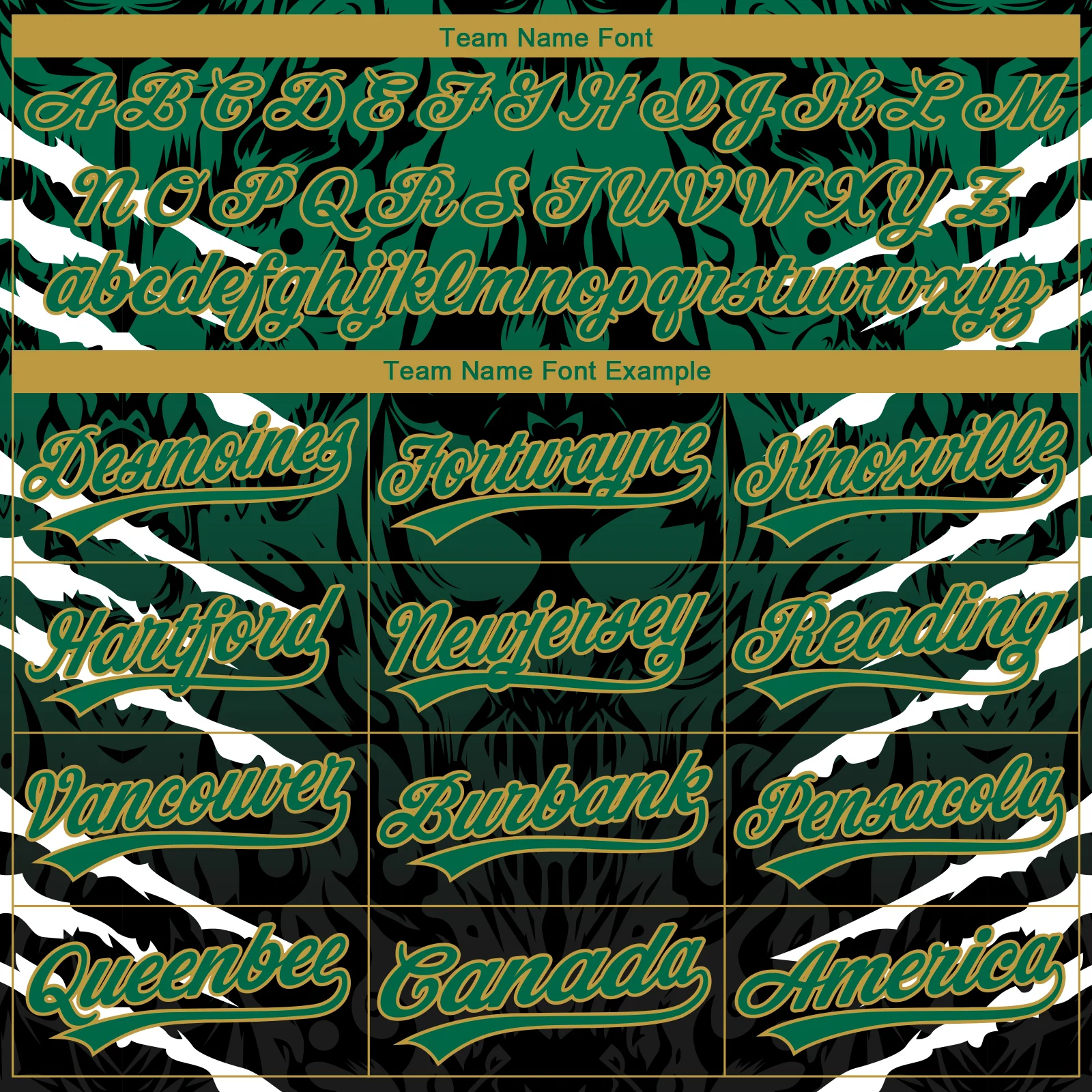 Custom Stitched Black Kelly Green-Old Gold 3D Pattern Design Leopardo Sports Pullover Sweatshirt Hoodie - Image 3