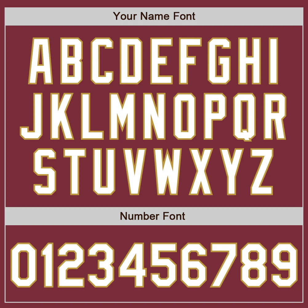 Custom Stitched Burgundy White-Old Gold Baseball Pullover Sweatshirt Hoodie - Image 4