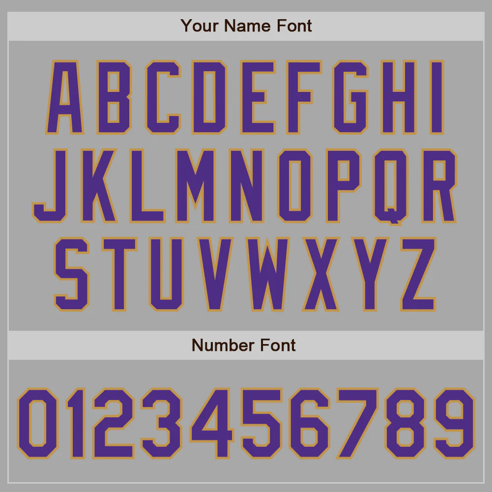 Custom Gray Purple-Old Gold Bomber Full-Snap Varsity Letterman Two Tone Hoodie Jacket - Image 6