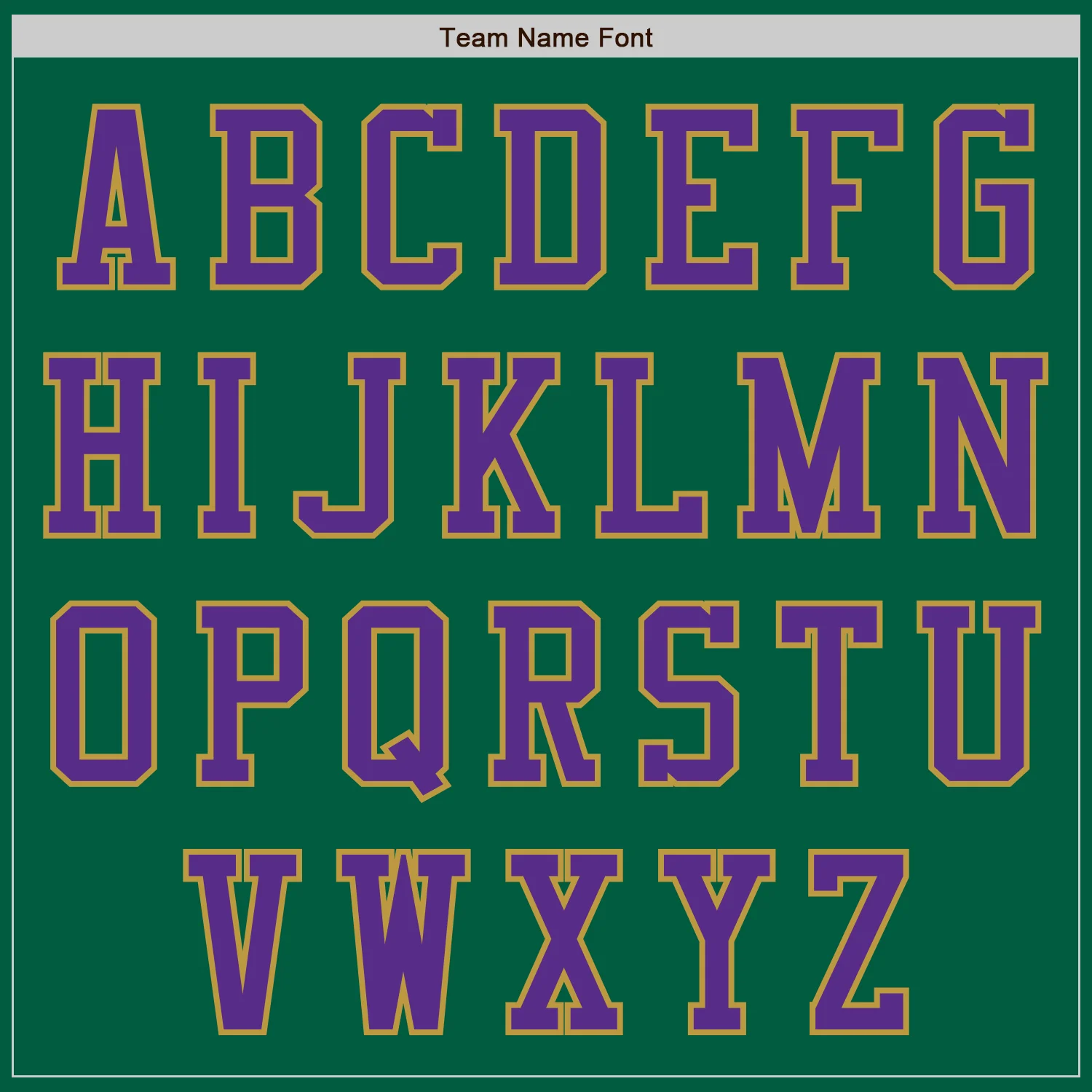 Custom Kelly Green Purple-Old Gold Authentic Baseball Jersey - Image 7