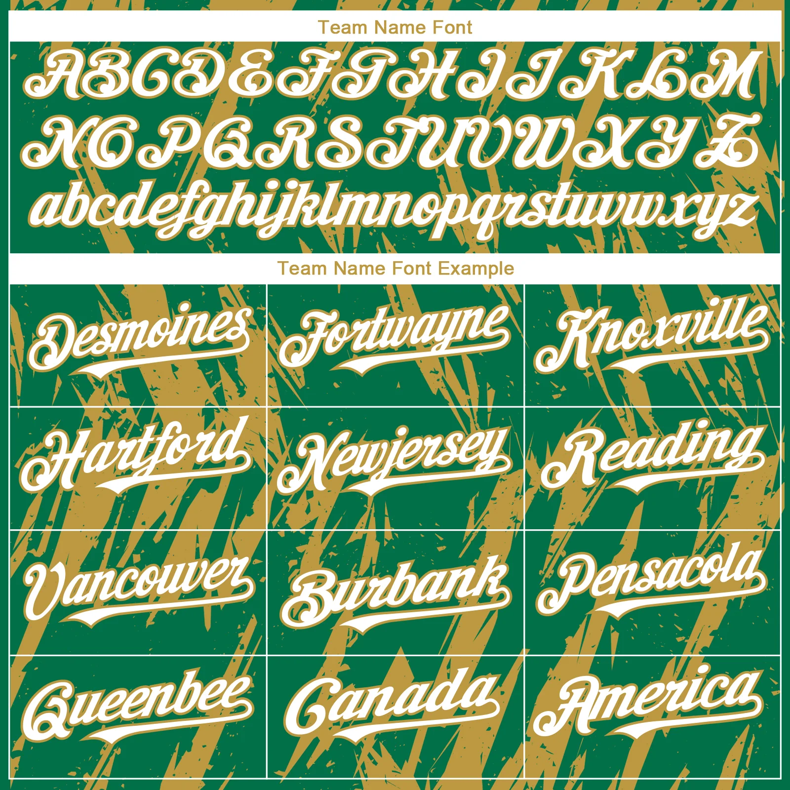 Custom Kelly Green White-Old Gold Splatter Torn Sharp Brush Stroke Authentic Baseball Jersey - Image 4
