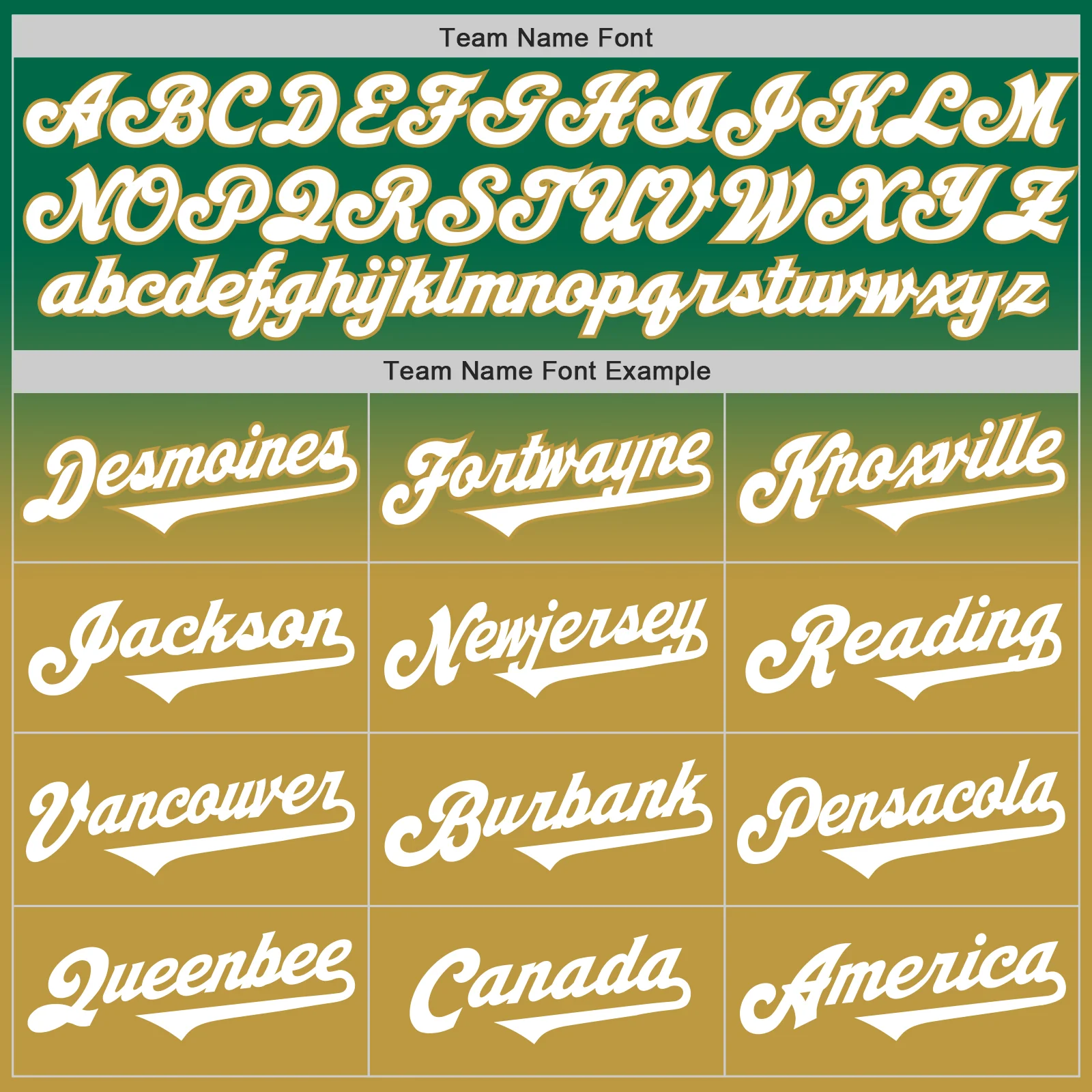 Custom Kelly Green White-Old Gold Authentic Fade Fashion Baseball Jersey - Image 4