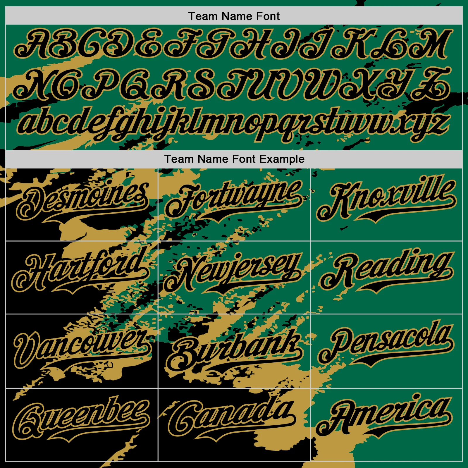 Custom Kelly Green Black-Old Gold Splash Art 3D Pattern Design Bomber Full-Snap Varsity Letterman Hoodie Jacket - Image 5