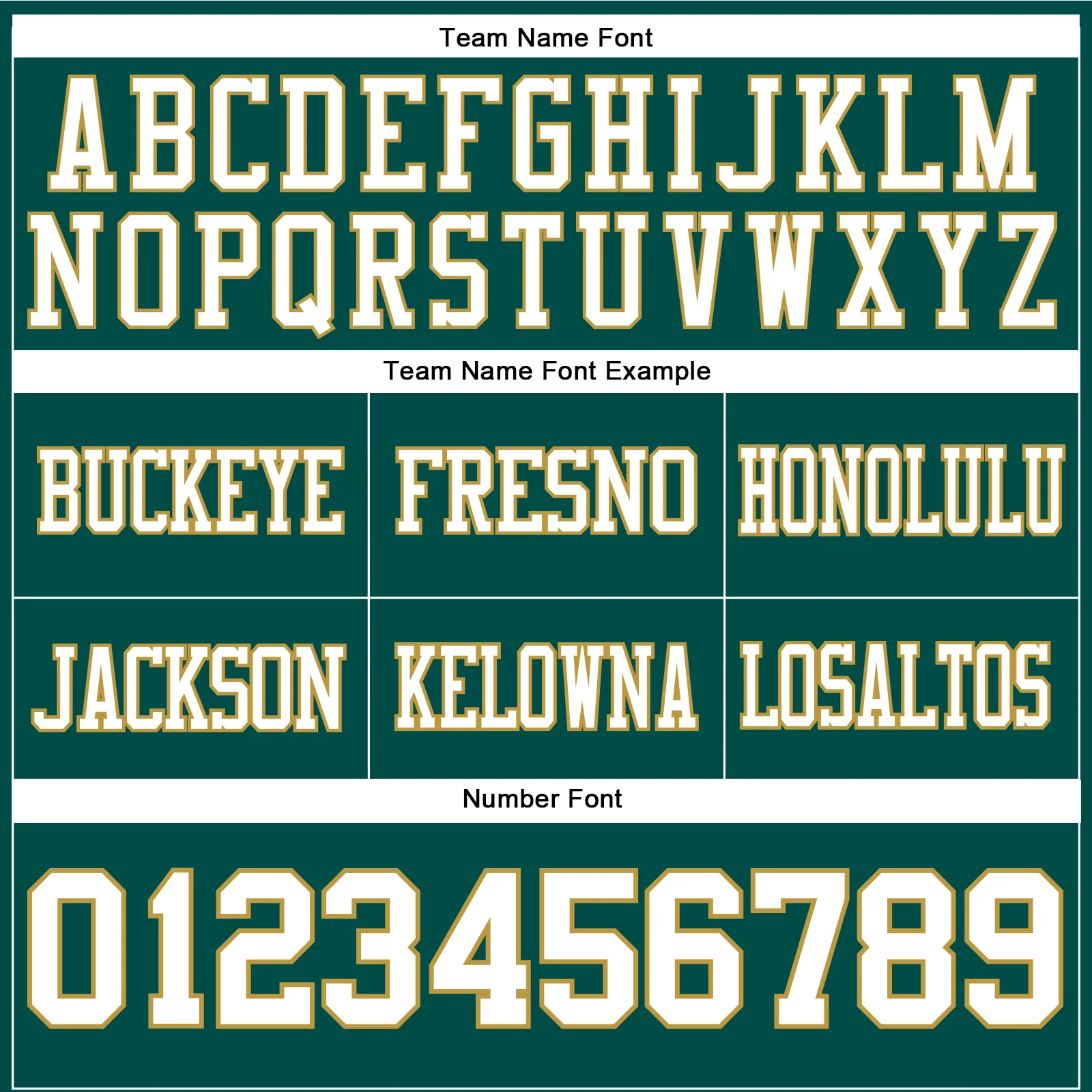 Custom Midnight Green White-Old Gold Authentic Football Jersey - Image 4