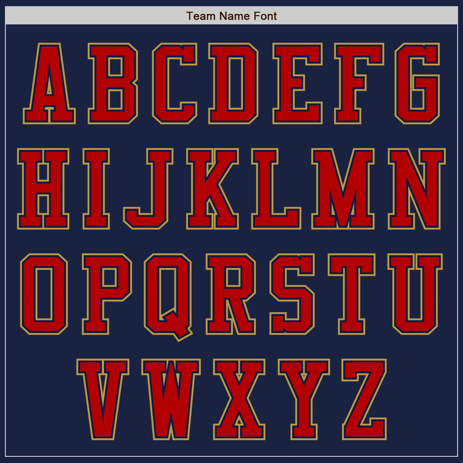 Custom Navy Red-Old Gold Authentic Baseball Jersey - Image 7