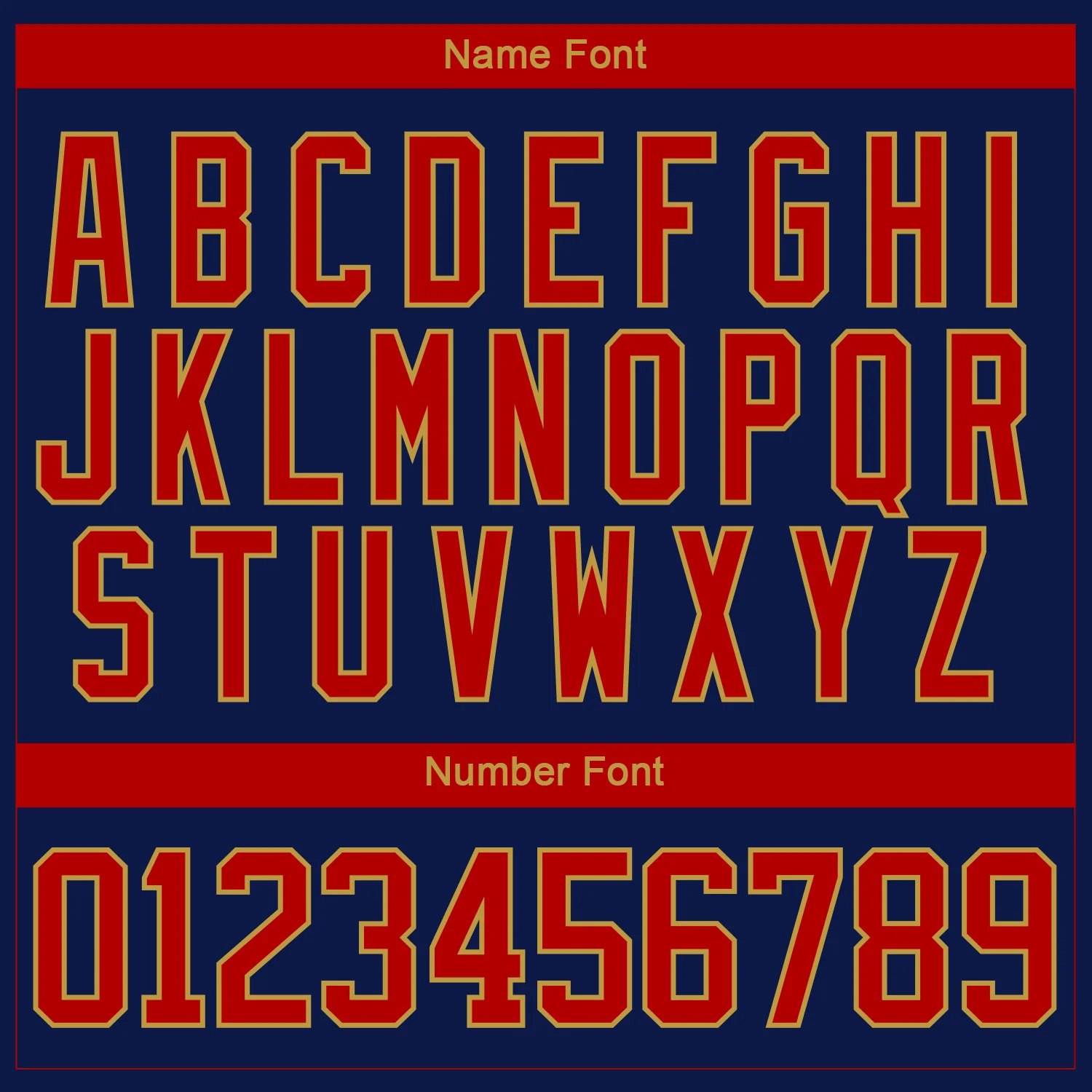 Custom Navy Red Old Gold-White 3D Pattern Abstract Shape Hockey Lace Neck Jersey - Image 5