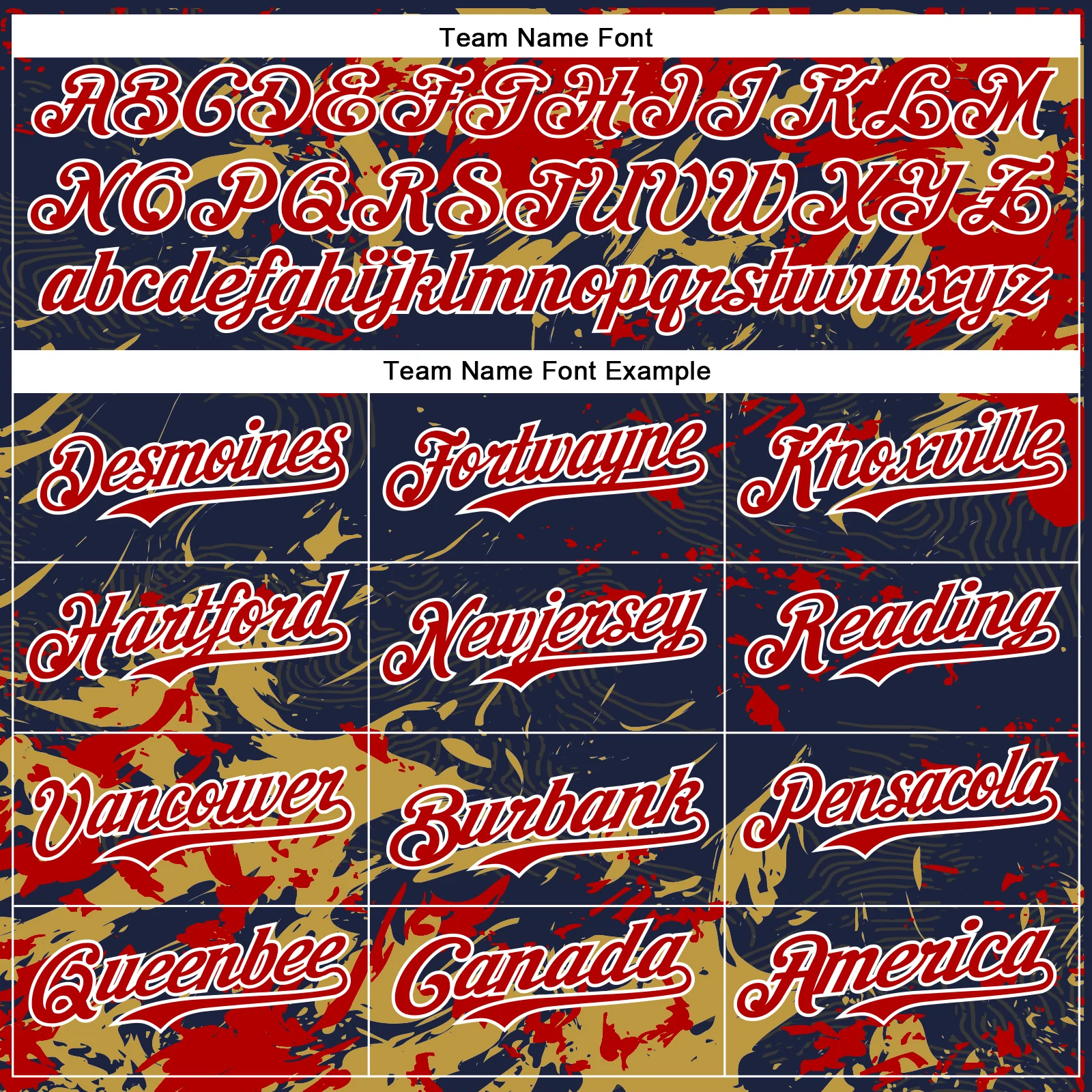 Custom Navy Red Old Gold-White Splash Bomber Full-Snap Varsity Letterman Hoodie Jacket - Image 5