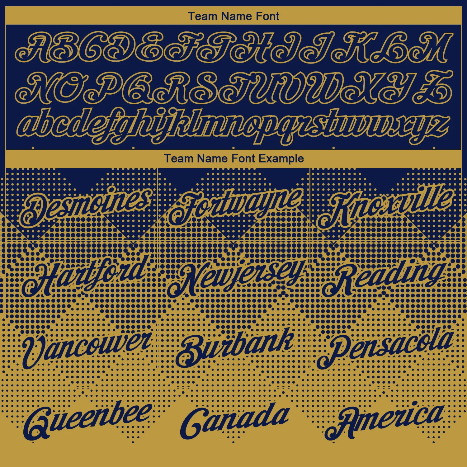 Custom Navy Old Gold 3D Pattern Design Gradient Square Shapes Performance T-Shirt - Image 3