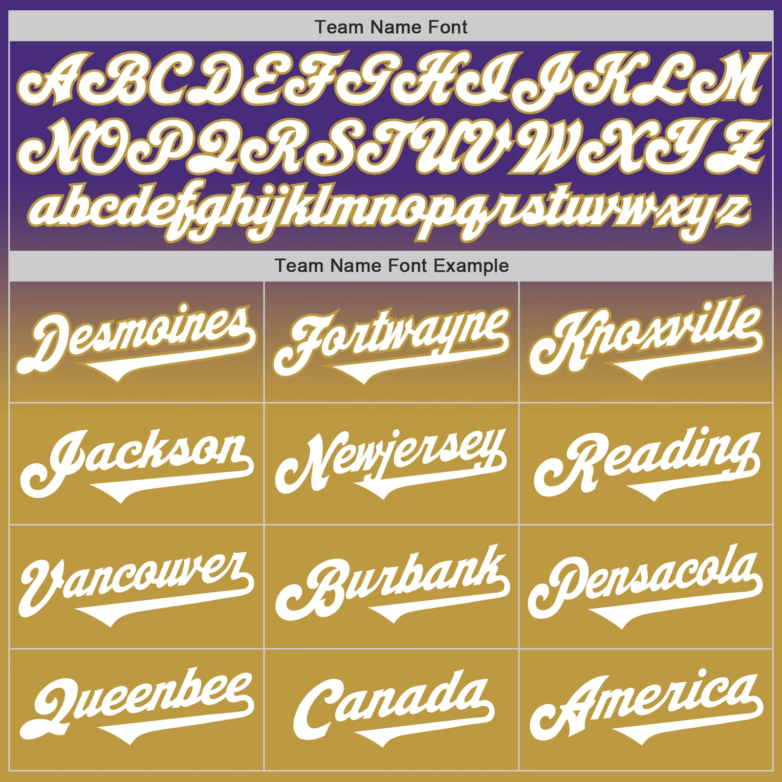 Custom Purple White-Old Gold Authentic Fade Fashion Baseball Jersey - Image 4