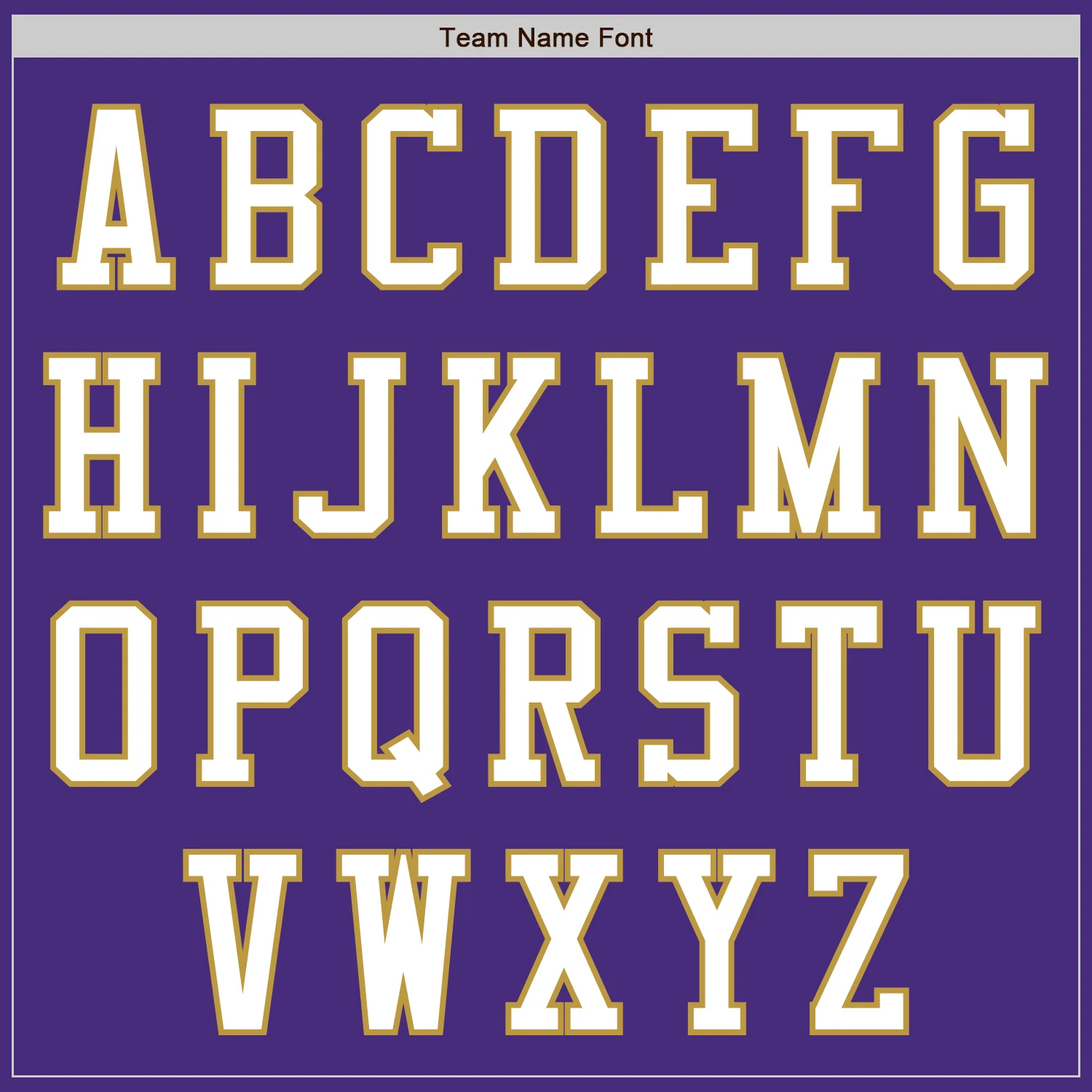 Custom Purple White-Old Gold Authentic Baseball Jersey - Image 7