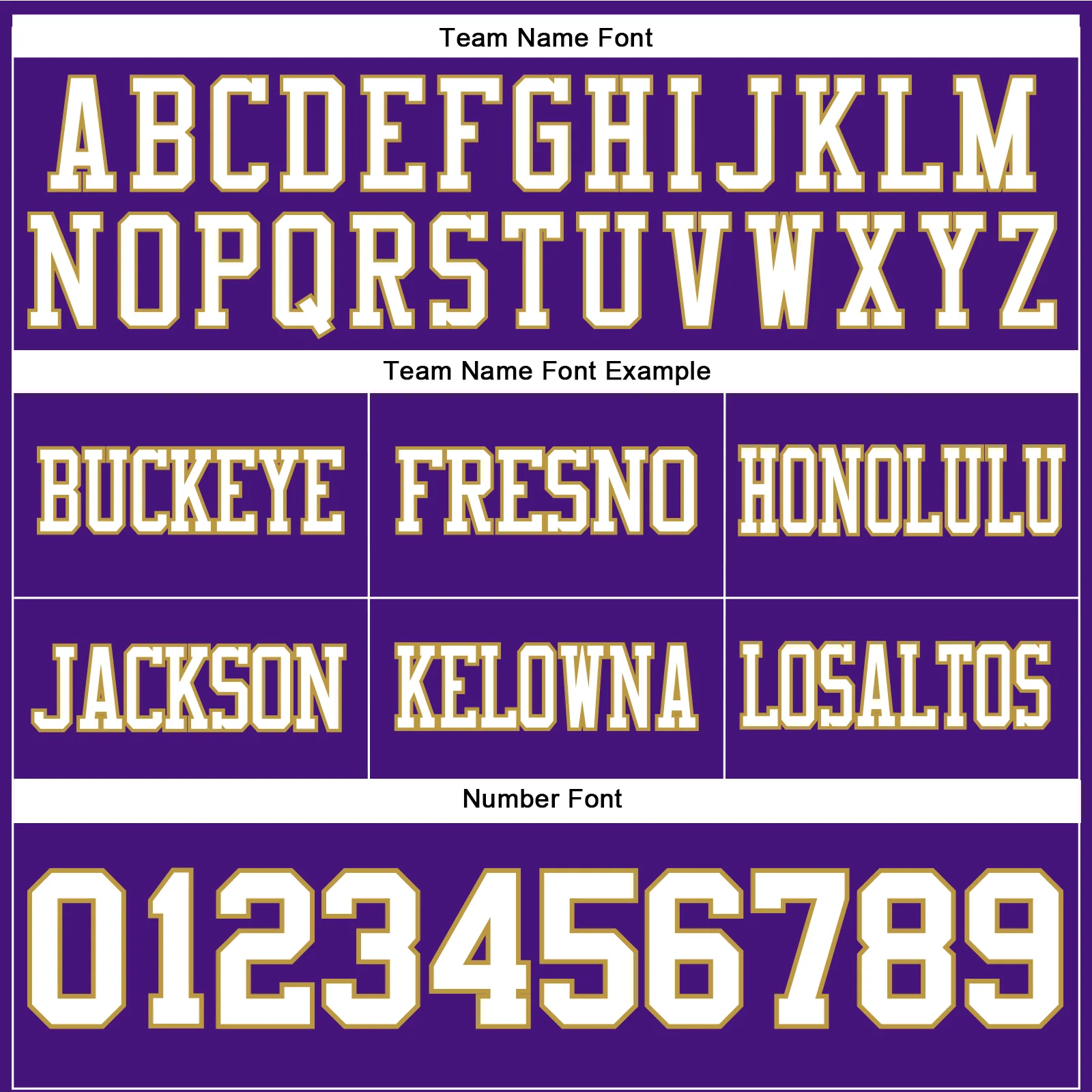 Custom Purple White-Old Gold Authentic Football Jersey - Image 4