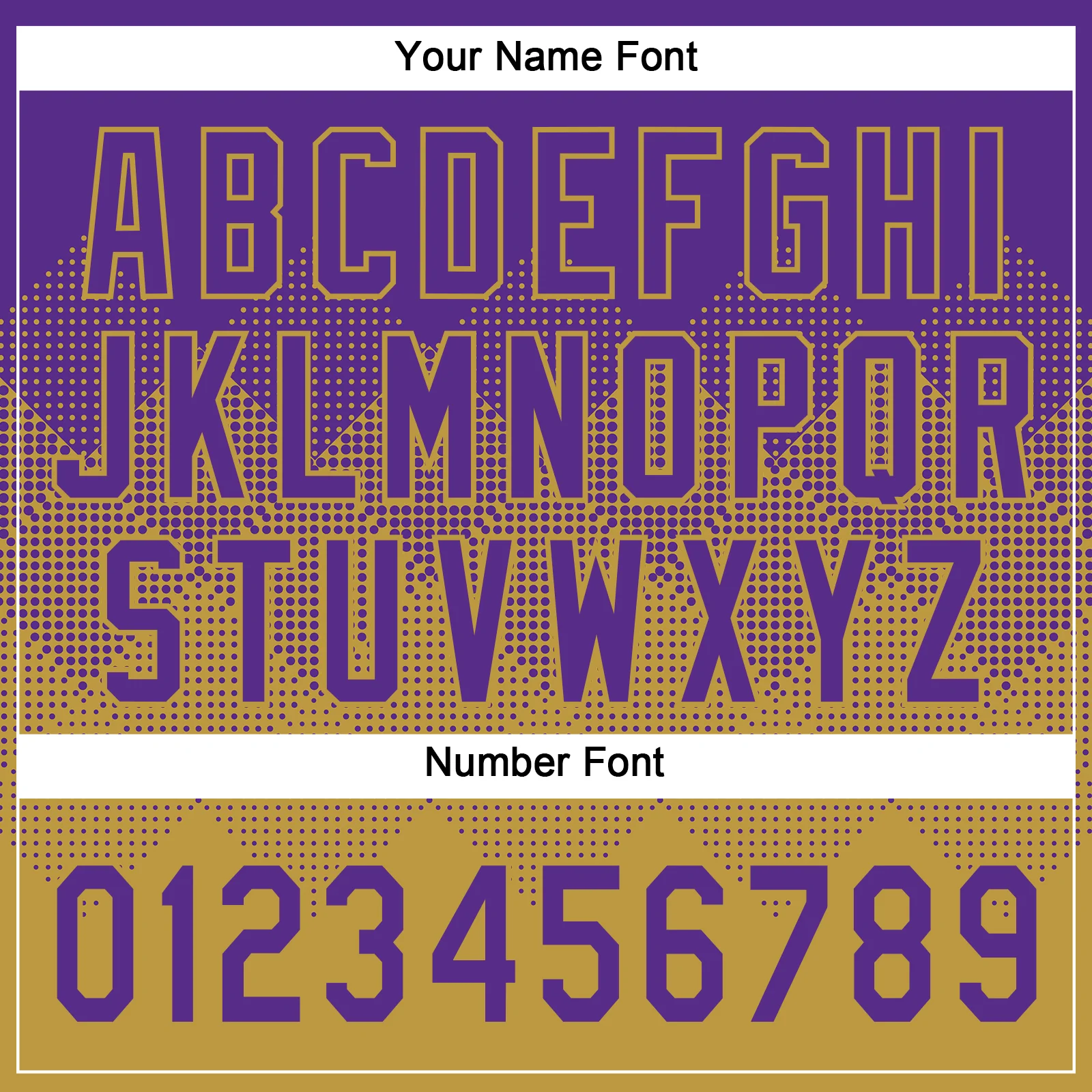 Custom Purple Old Gold 3D Gradient Square Shape Two-Button Unisex Softball Jersey - Image 5