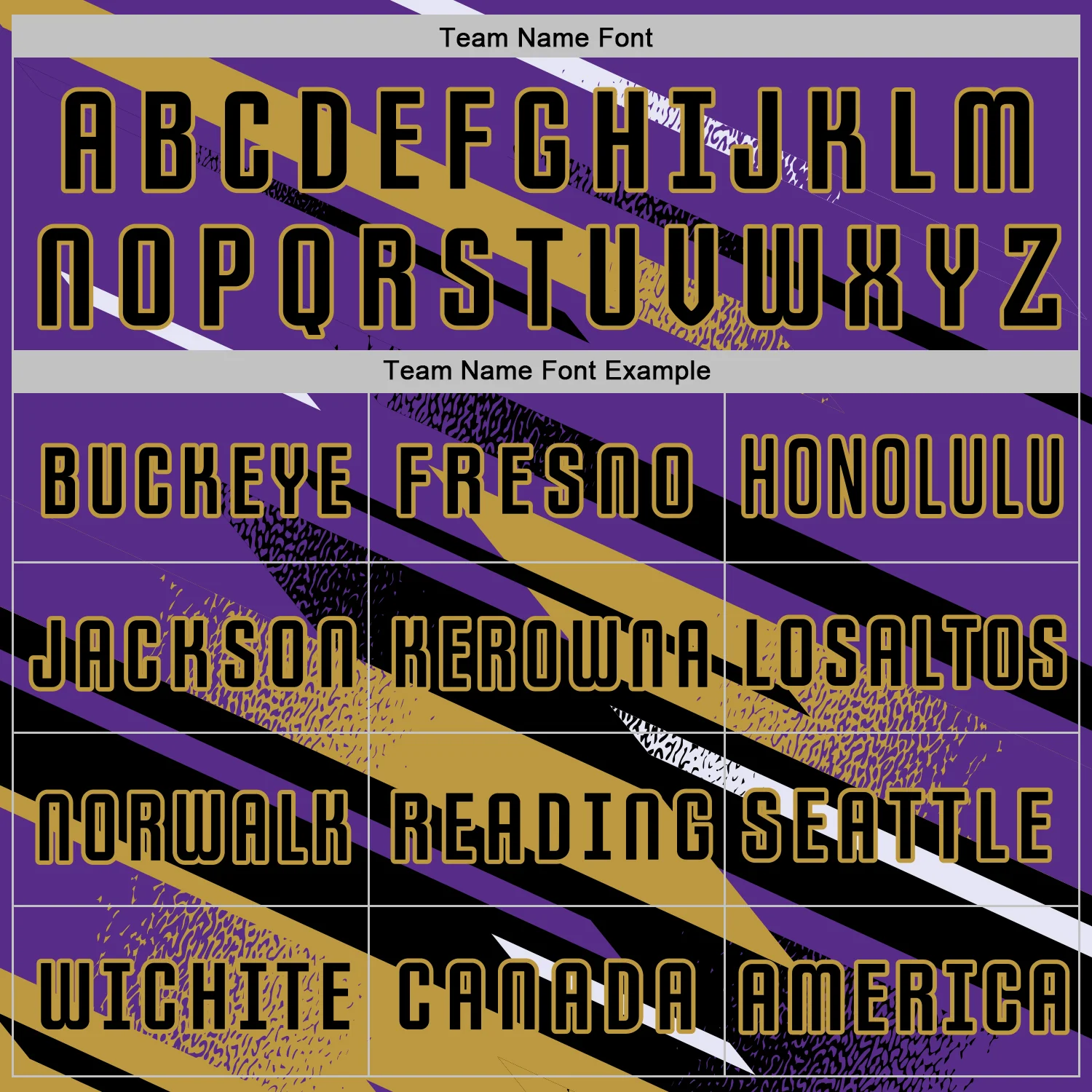 Custom Purple Black Old Gold-White Grunge Stripe And Grainy Sports Sublimation Soccer Uniform Jersey - Image 5