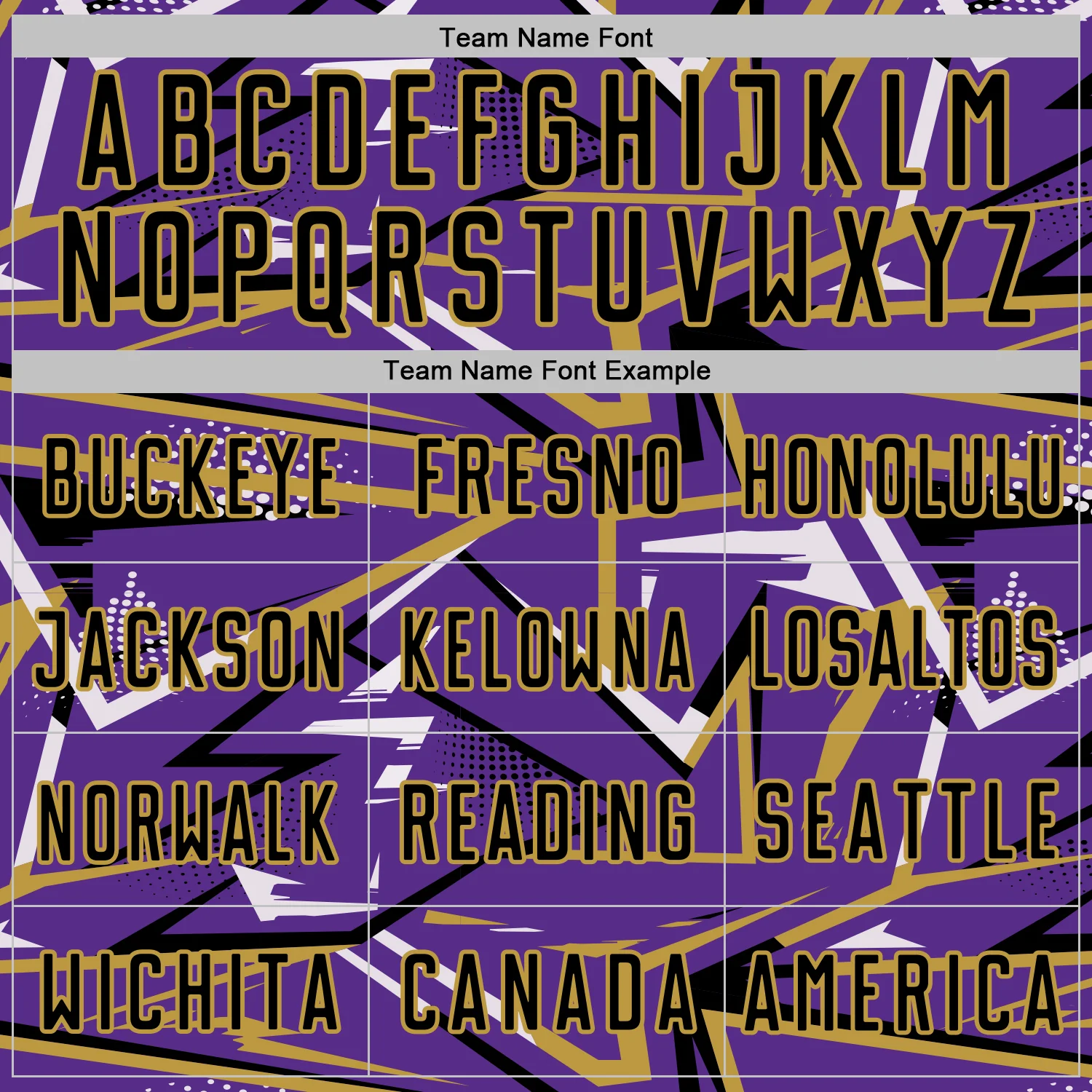 Custom Purple Black Old Gold-White Abstract Geometric Stripes Sports Sublimation Soccer Uniform Jersey - Image 5