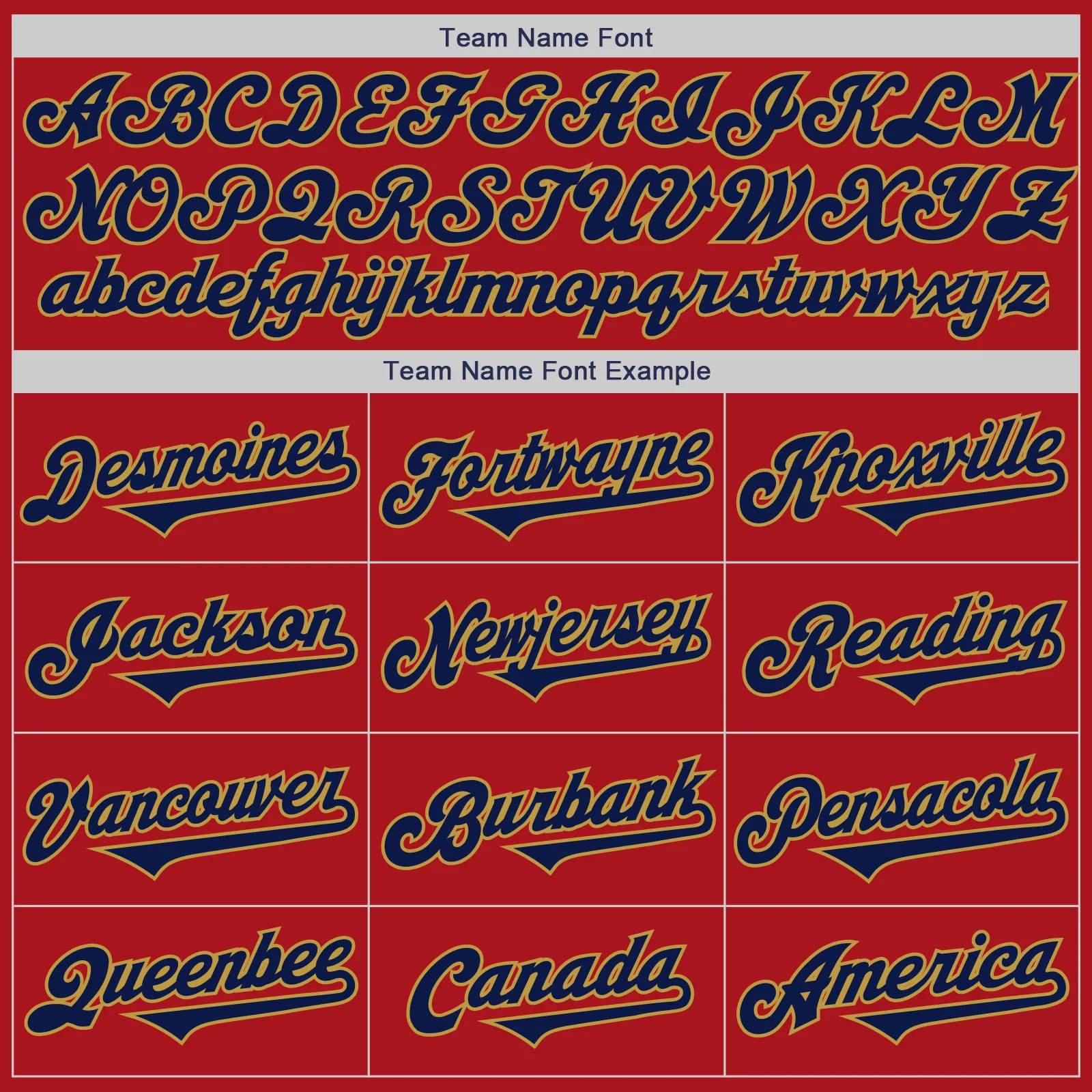 Custom Red Navy-Old Gold Authentic Two Tone Baseball Jersey - Image 4