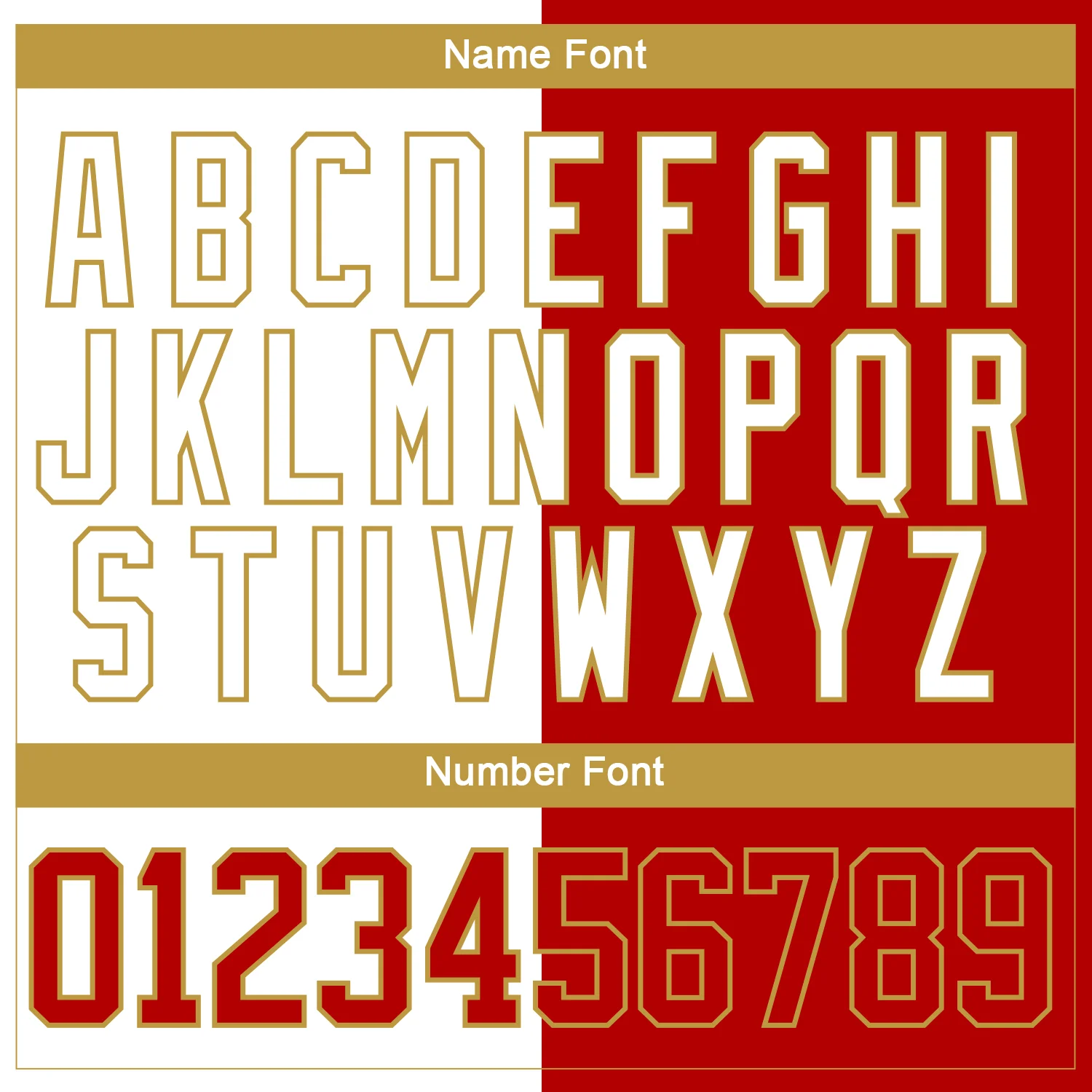 Custom Red Old Gold-White Split Fashion Hockey Lace Neck Jersey - Image 7
