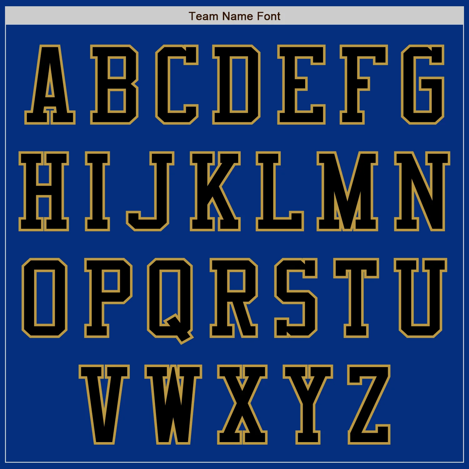 Custom Royal Black-Old Gold Authentic Baseball Jersey - Image 7