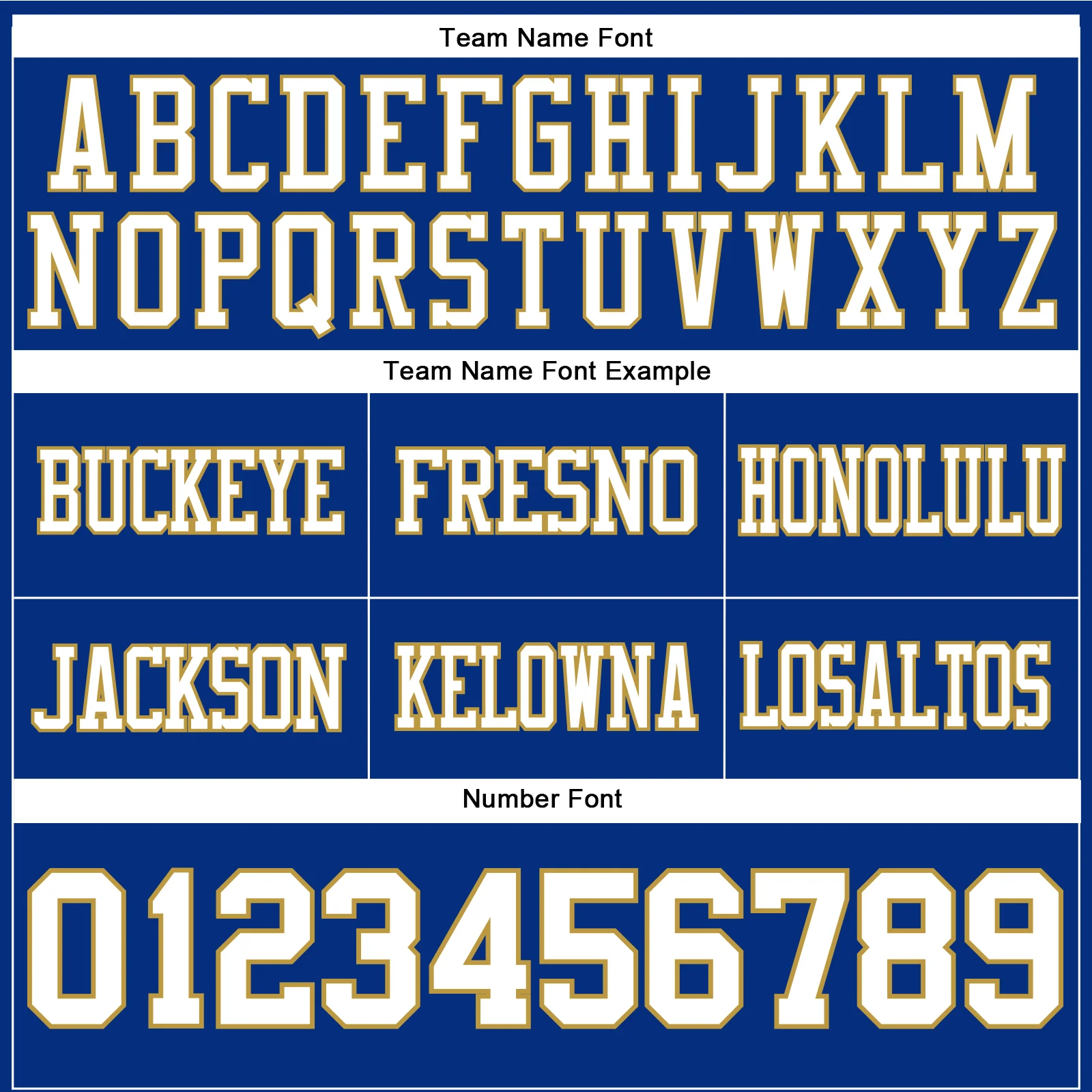 Custom Royal White-Old Gold Authentic Football Jersey - Image 4